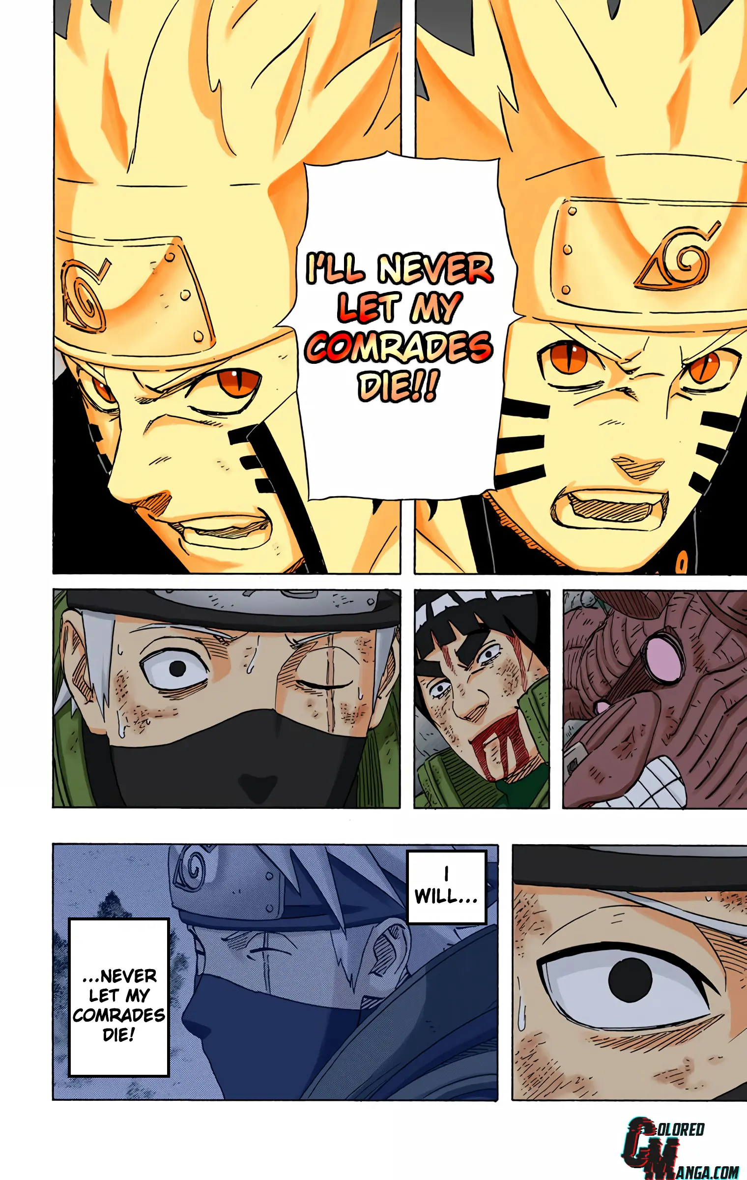 Naruto Colored Manga Online, chapter 608, page 18