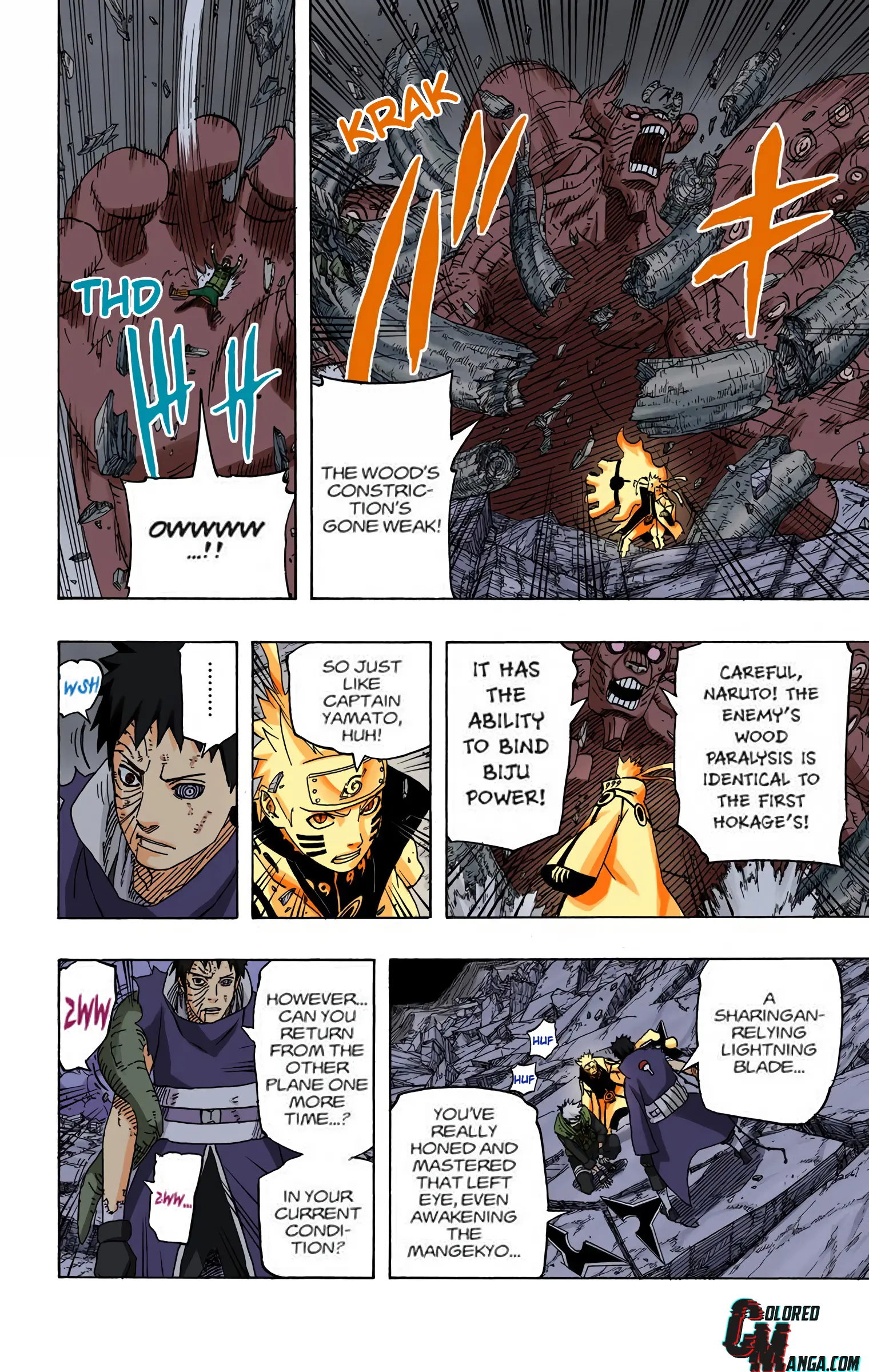 Naruto Colored Manga Online, chapter 609, page 2