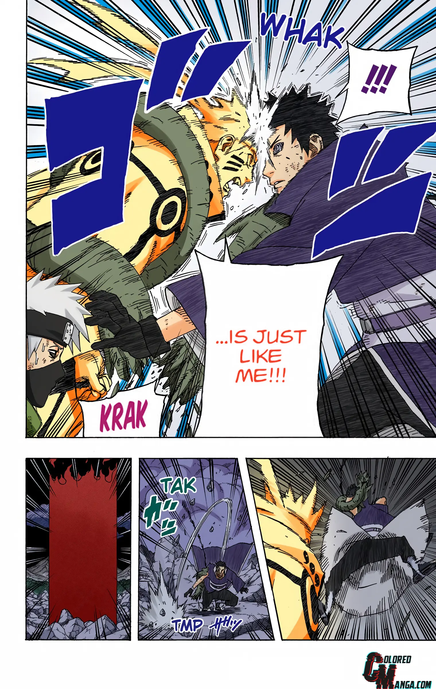 Naruto Colored Manga Online, chapter 609, page 4