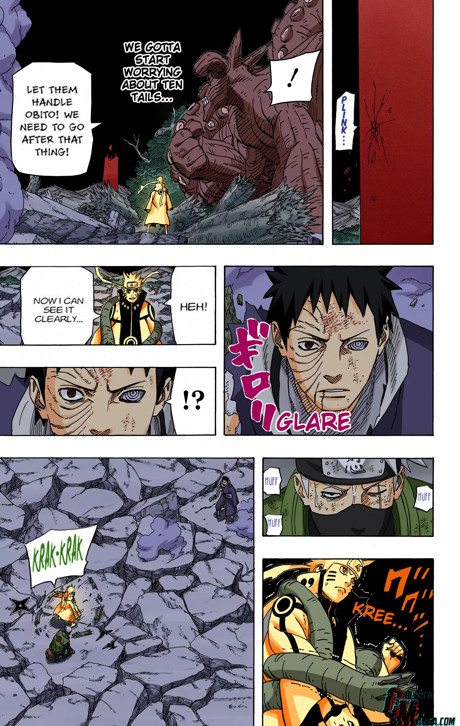 Naruto Colored Manga Online, chapter 609, page 5
