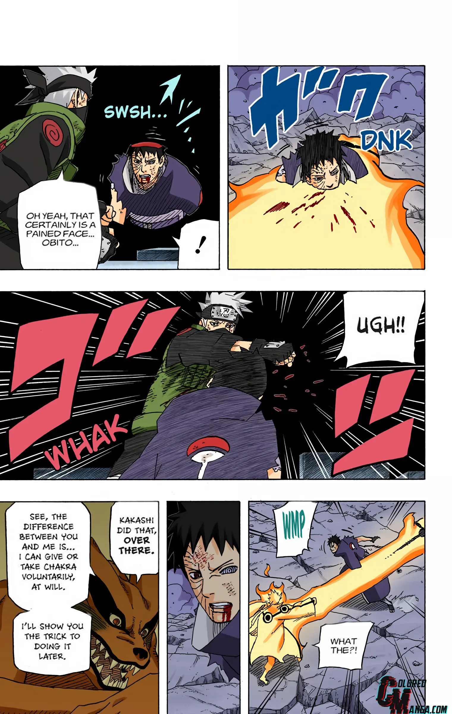 Naruto Colored Manga Online, chapter 609, page 11