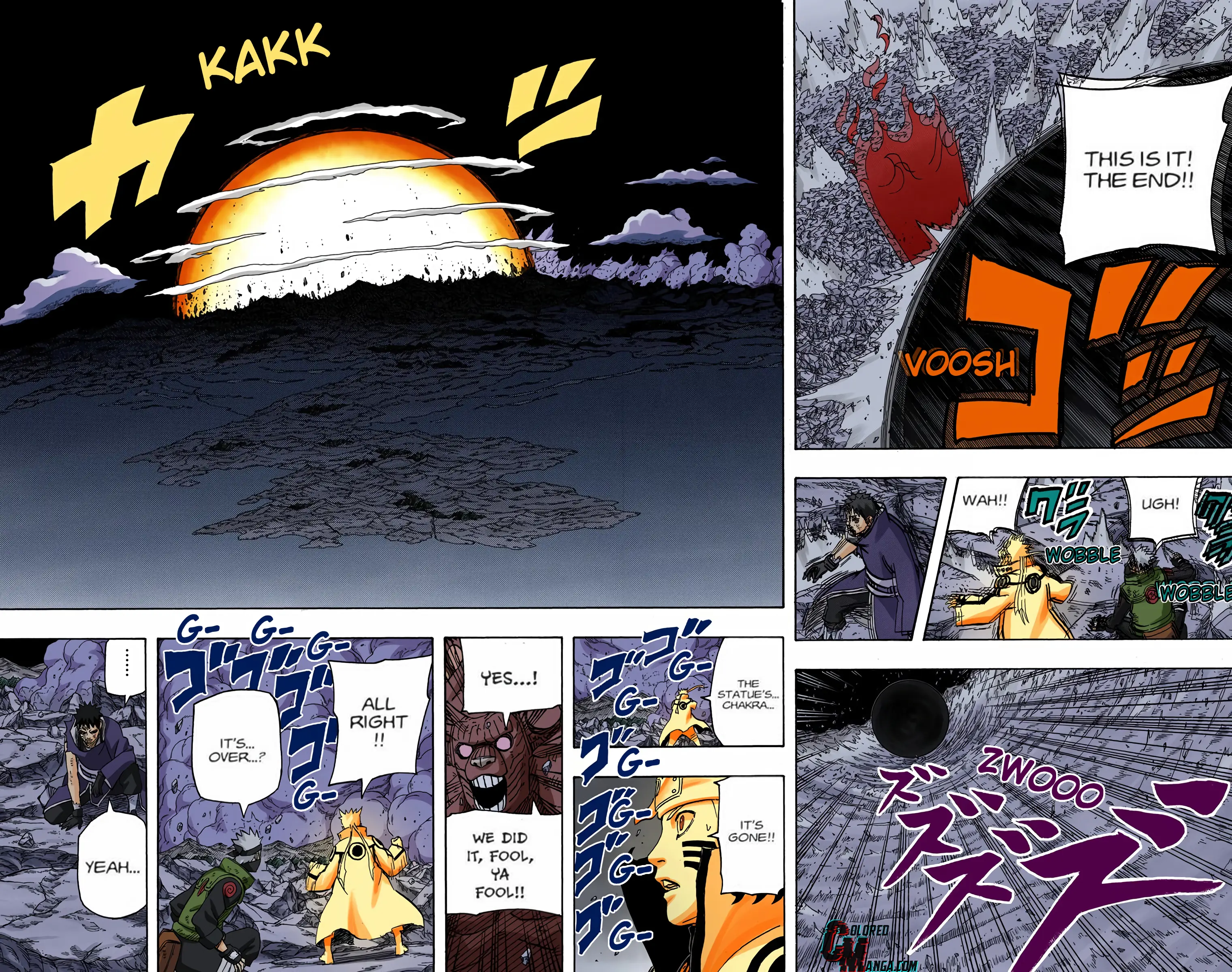 Naruto Colored Manga Online, chapter 609, page 14