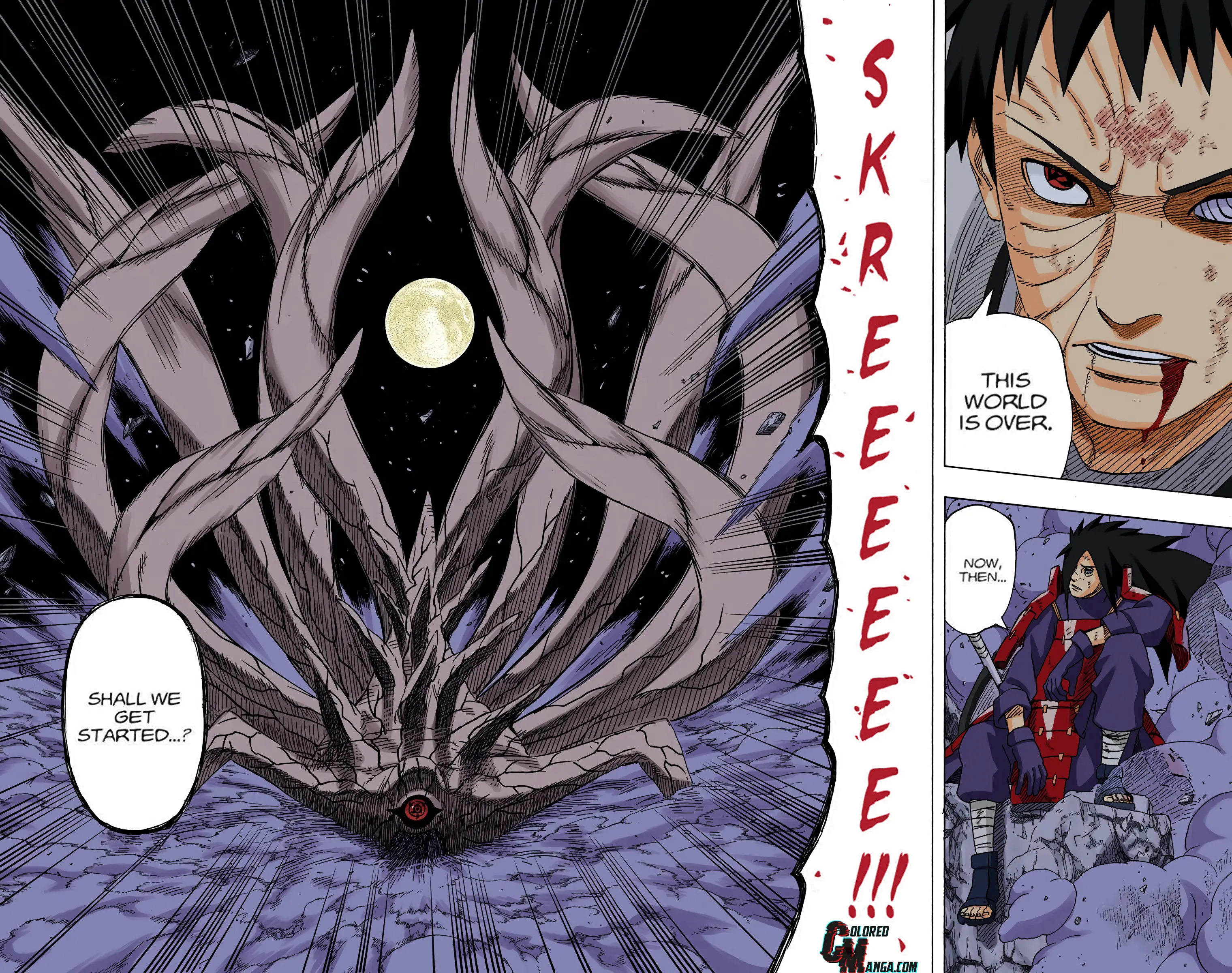 Naruto Colored Manga Online, chapter 609, page 15