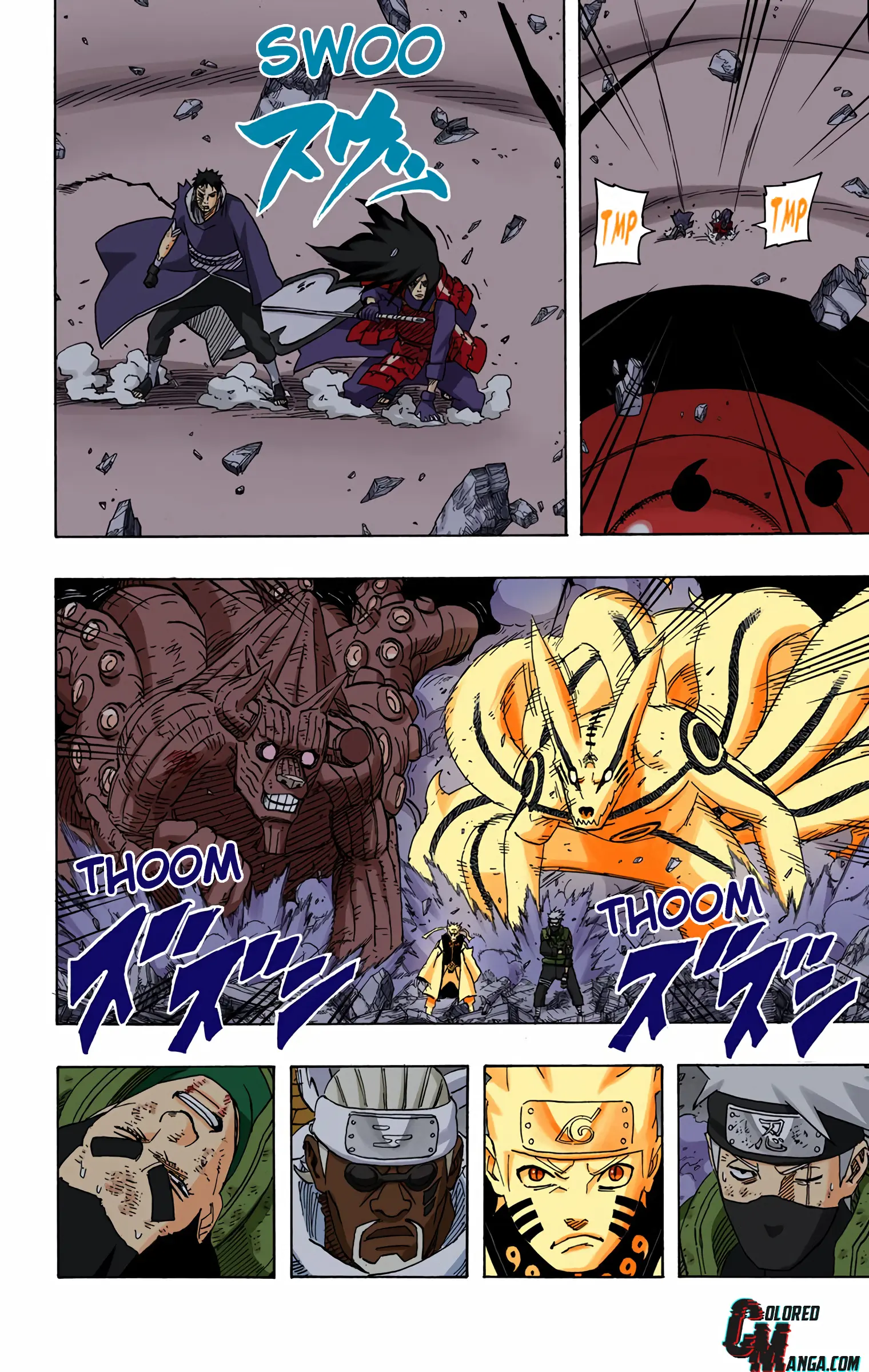 Naruto Colored Manga Online, chapter 610, page 3