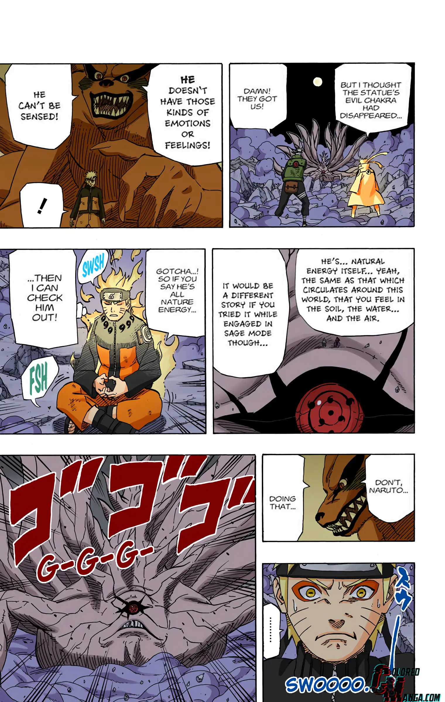 Naruto Colored Manga Online, chapter 610, page 4