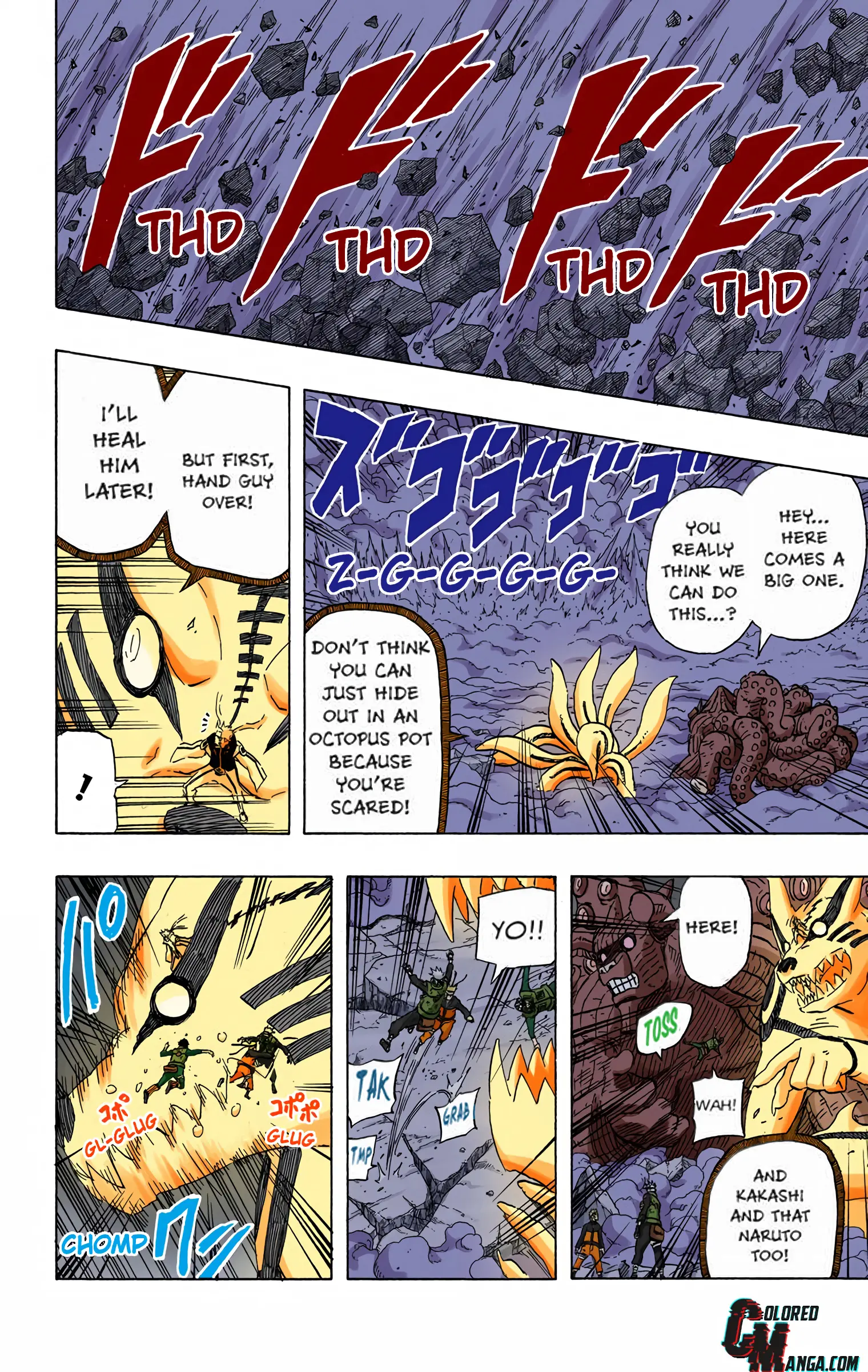 Naruto Colored Manga Online, chapter 610, page 7