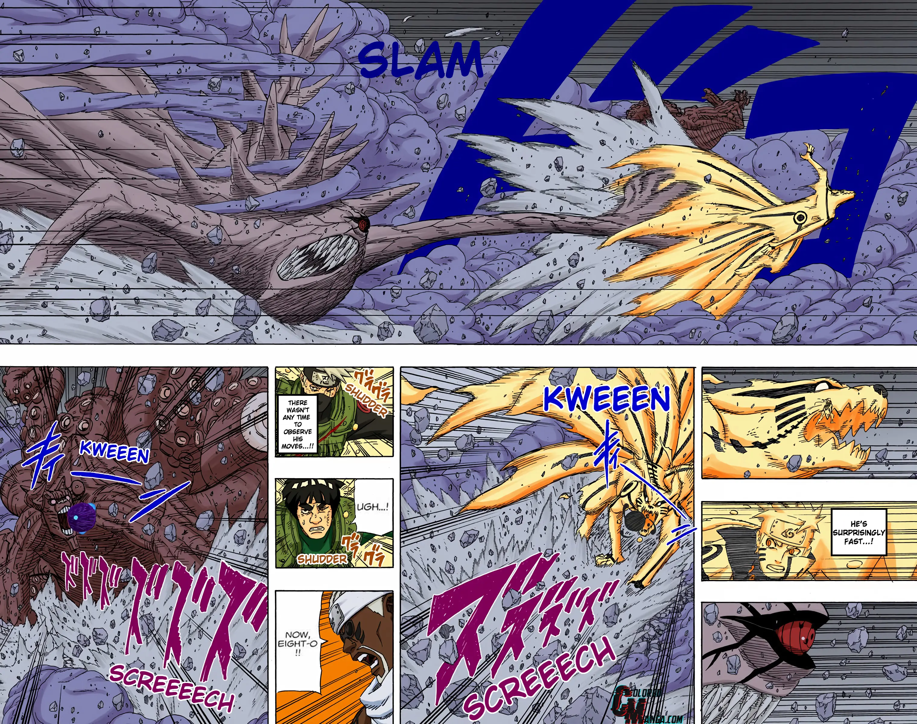 Naruto Colored Manga Online, chapter 610, page 9