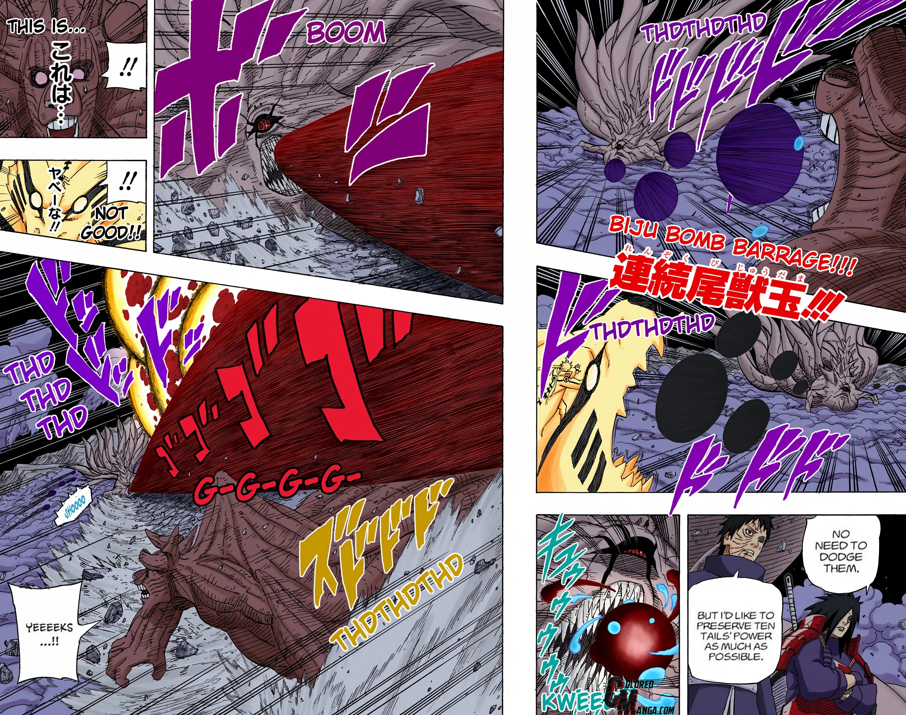 Naruto Colored Manga Online, chapter 610, page 10