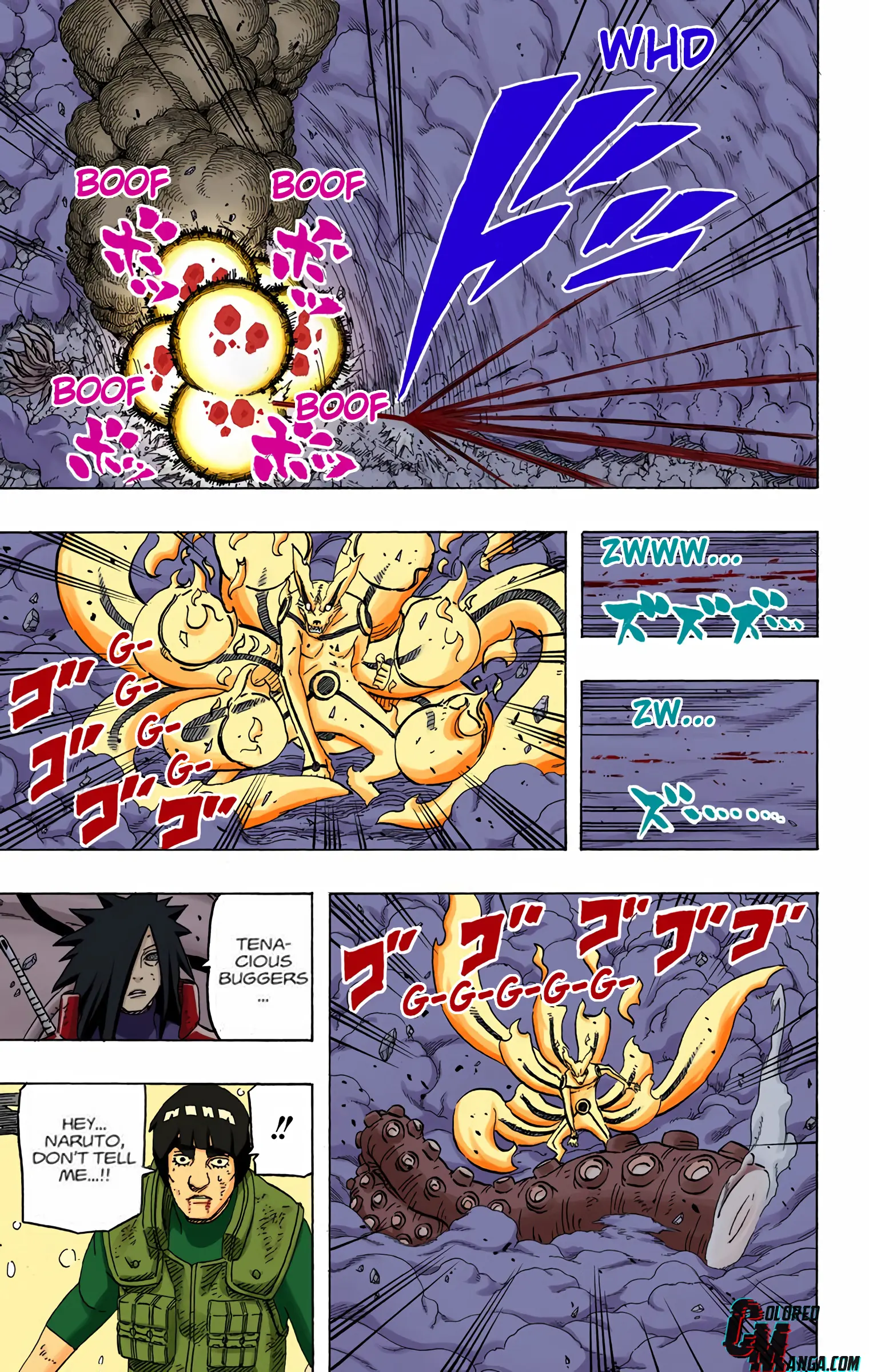 Naruto Colored Manga Online, chapter 610, page 12