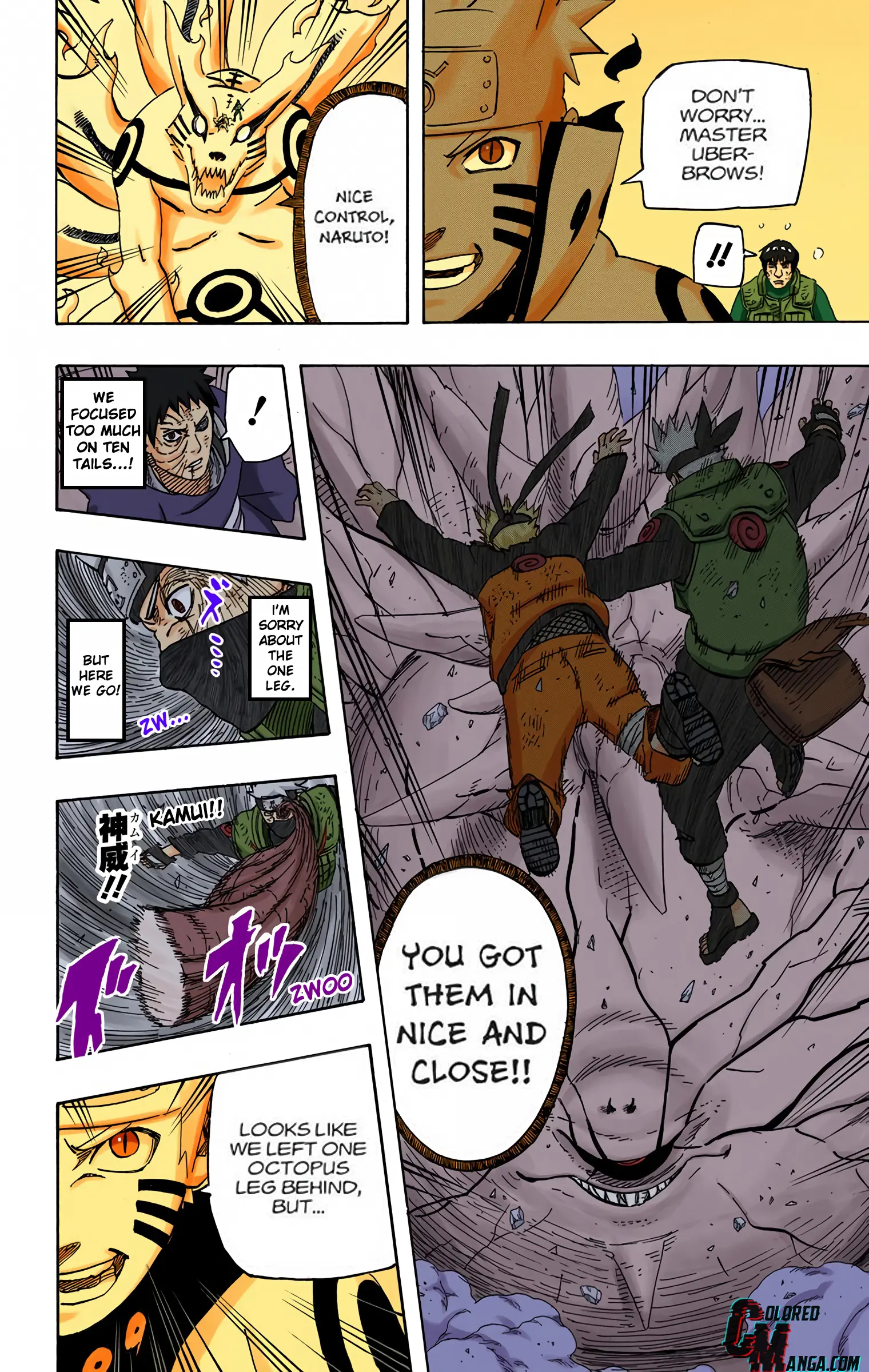 Naruto Colored Manga Online, chapter 610, page 13