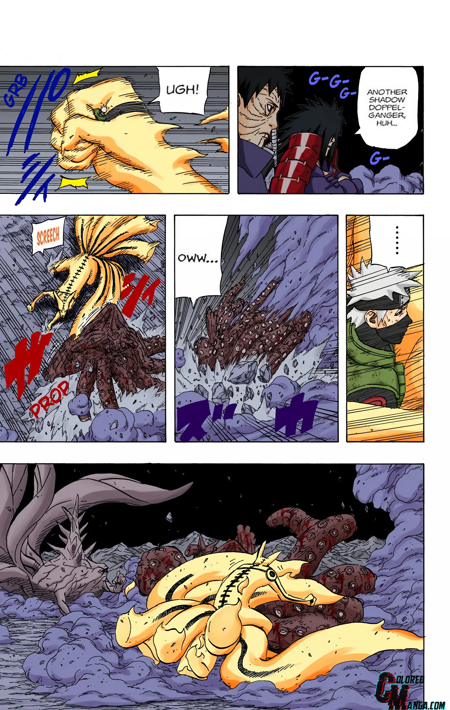 Naruto Colored Manga Online, chapter 611, page 5