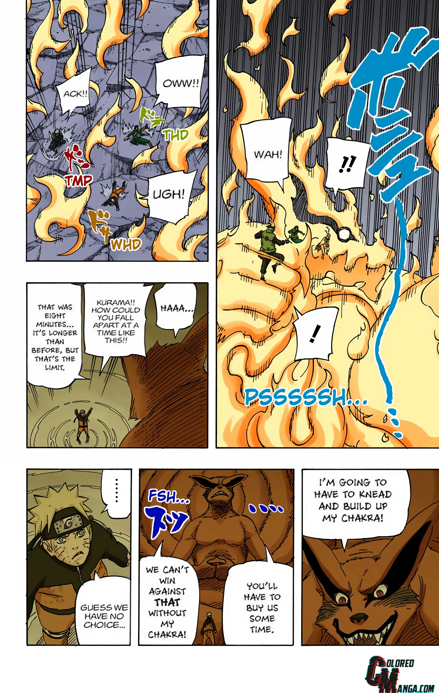 Naruto Colored Manga Online, chapter 611, page 6