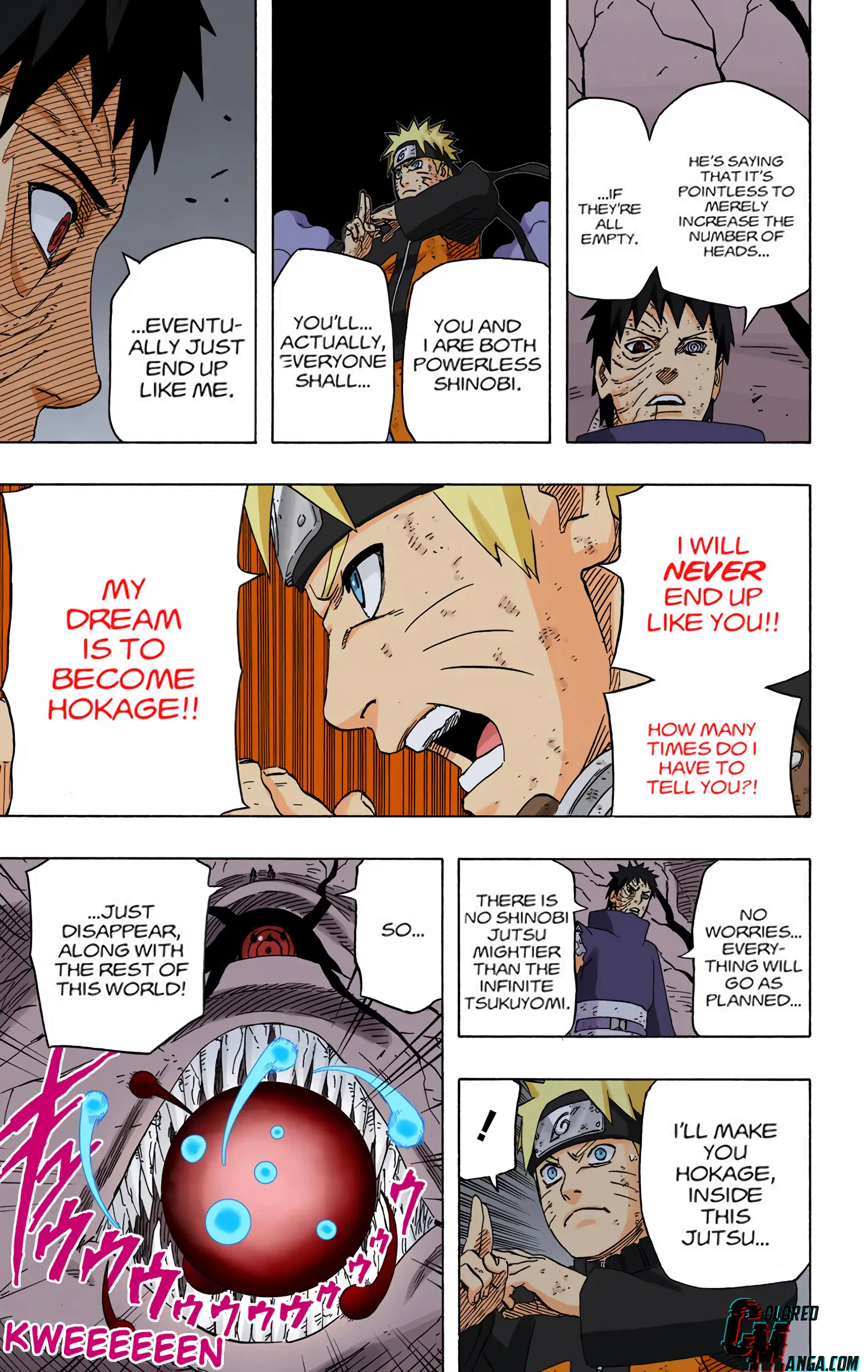 Naruto Colored Manga Online, chapter 611, page 9