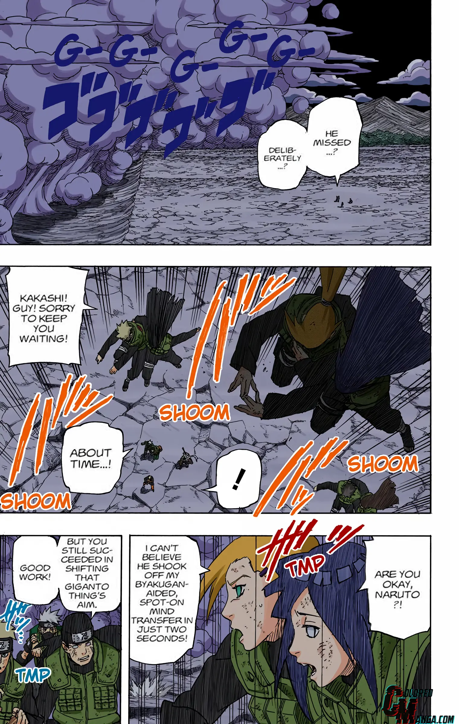Naruto Colored Manga Online, chapter 611, page 11