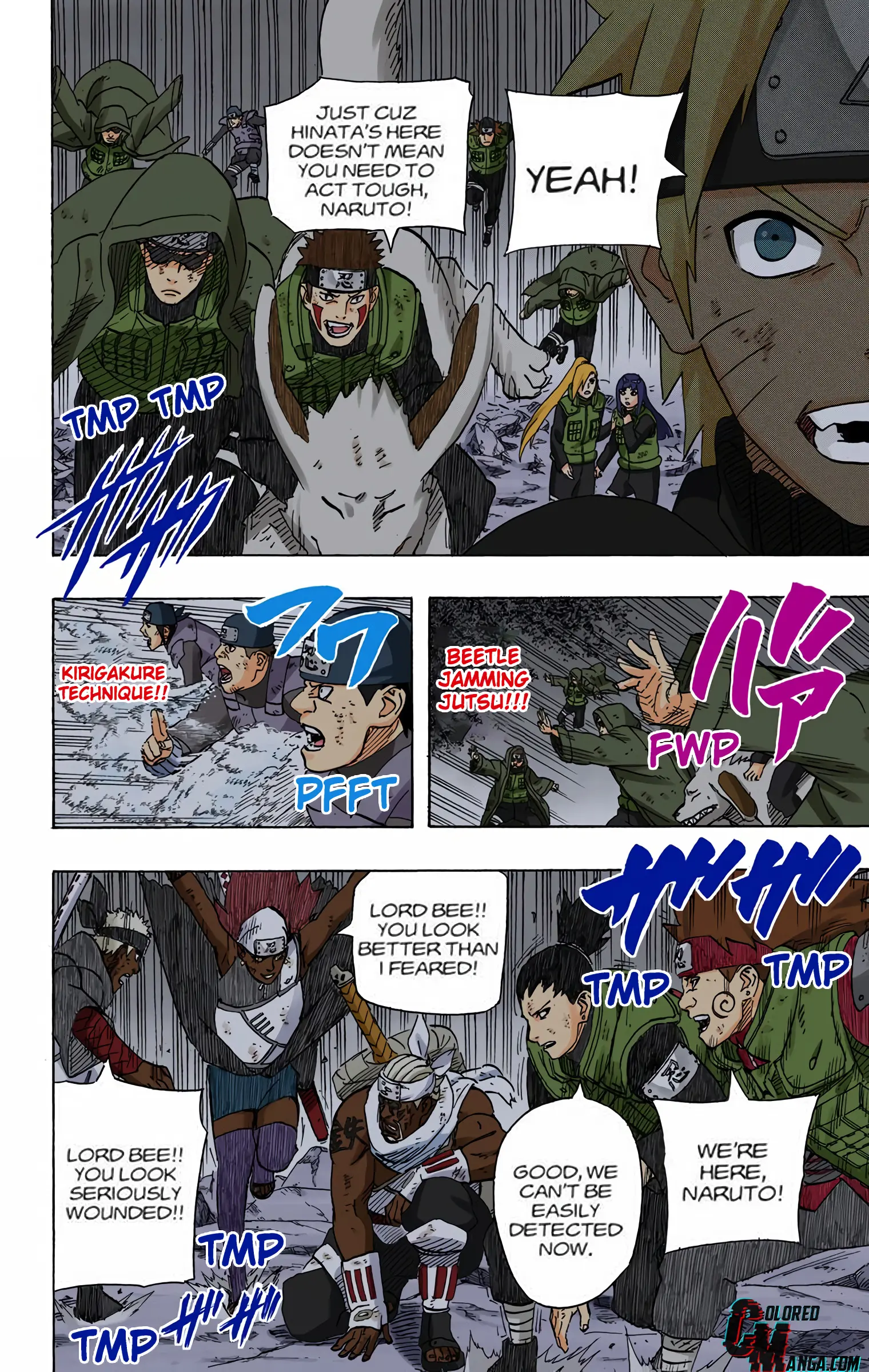 Naruto Colored Manga Online, chapter 611, page 12