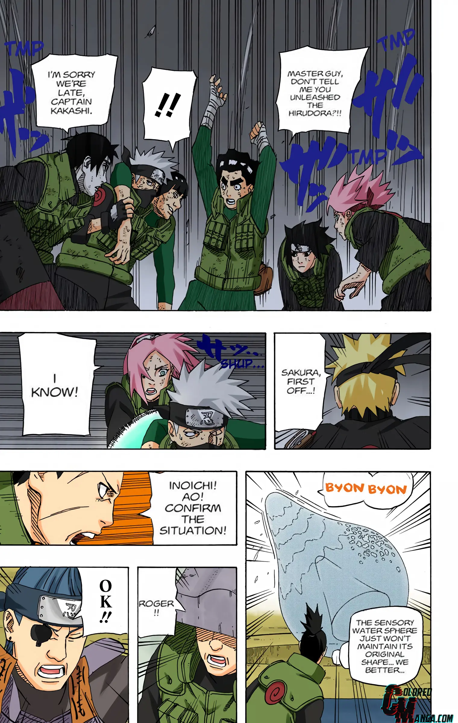 Naruto Colored Manga Online, chapter 611, page 13