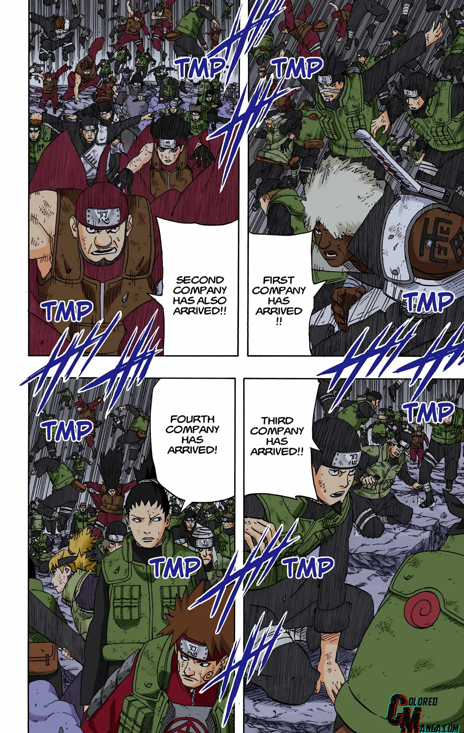 Naruto Colored Manga Online, chapter 611, page 14