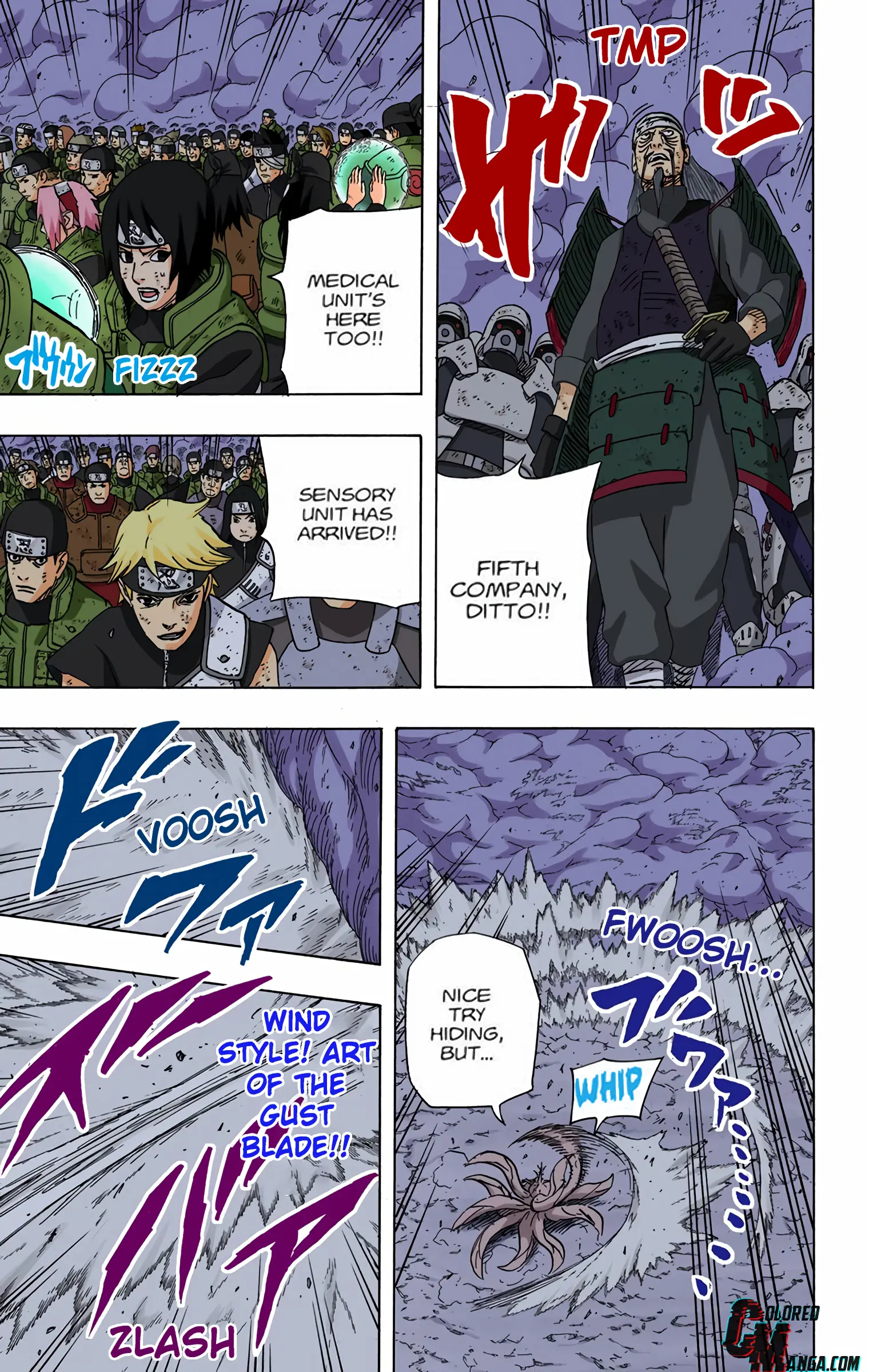 Naruto Colored Manga Online, chapter 611, page 15