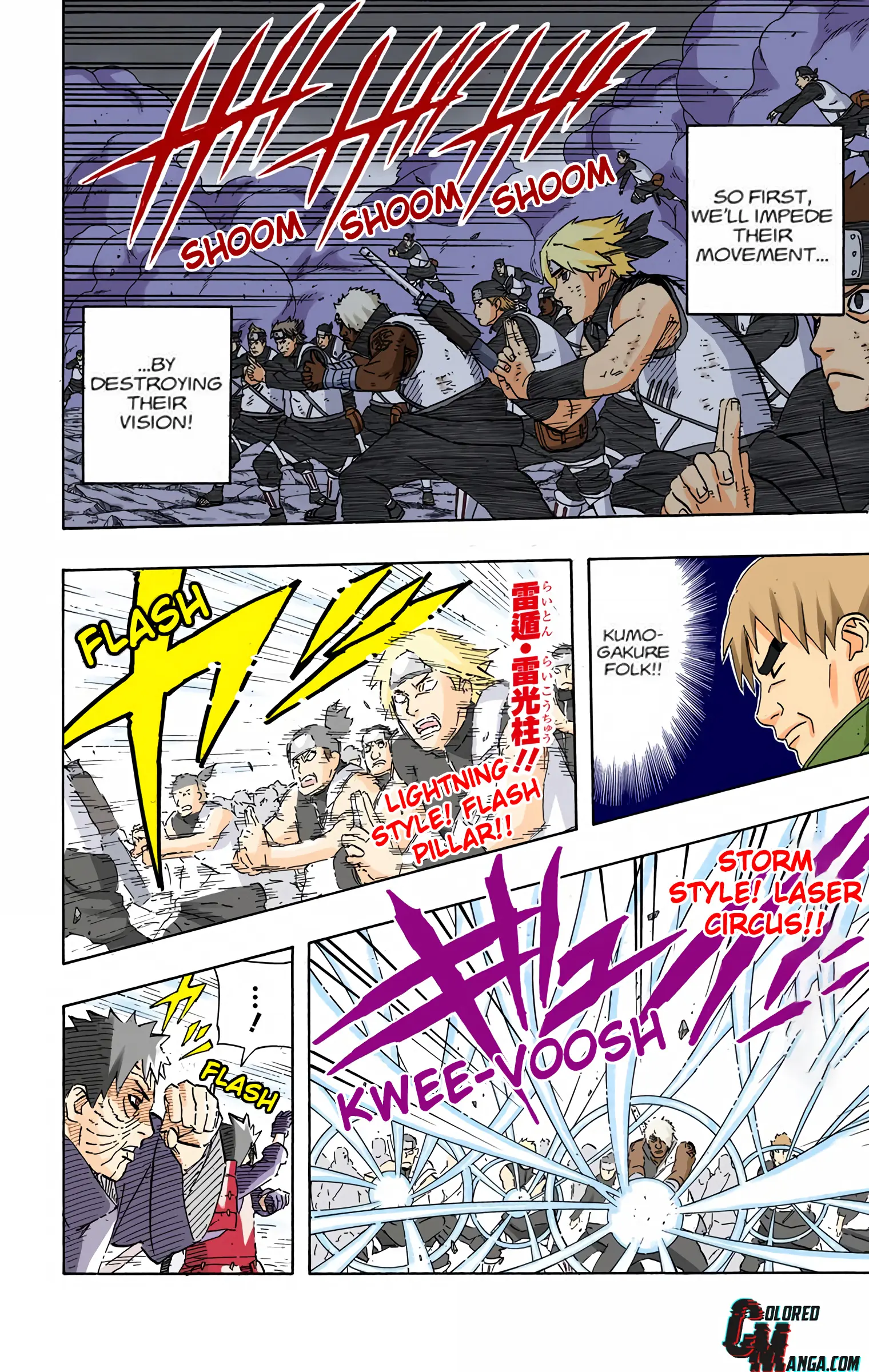 Naruto Colored Manga Online, chapter 612, page 6