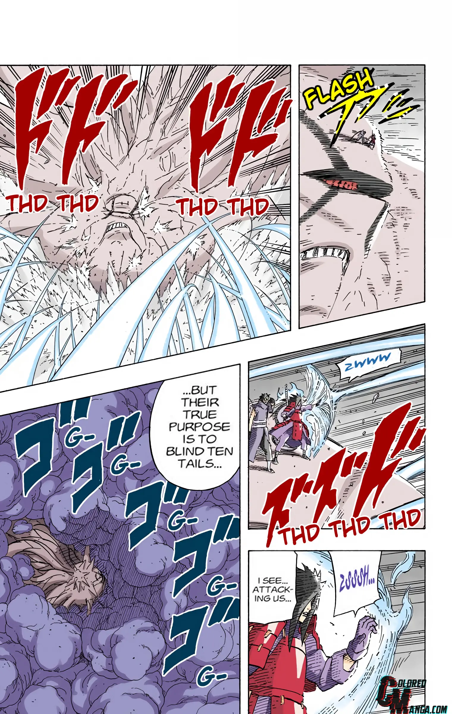 Naruto Colored Manga Online, chapter 612, page 7