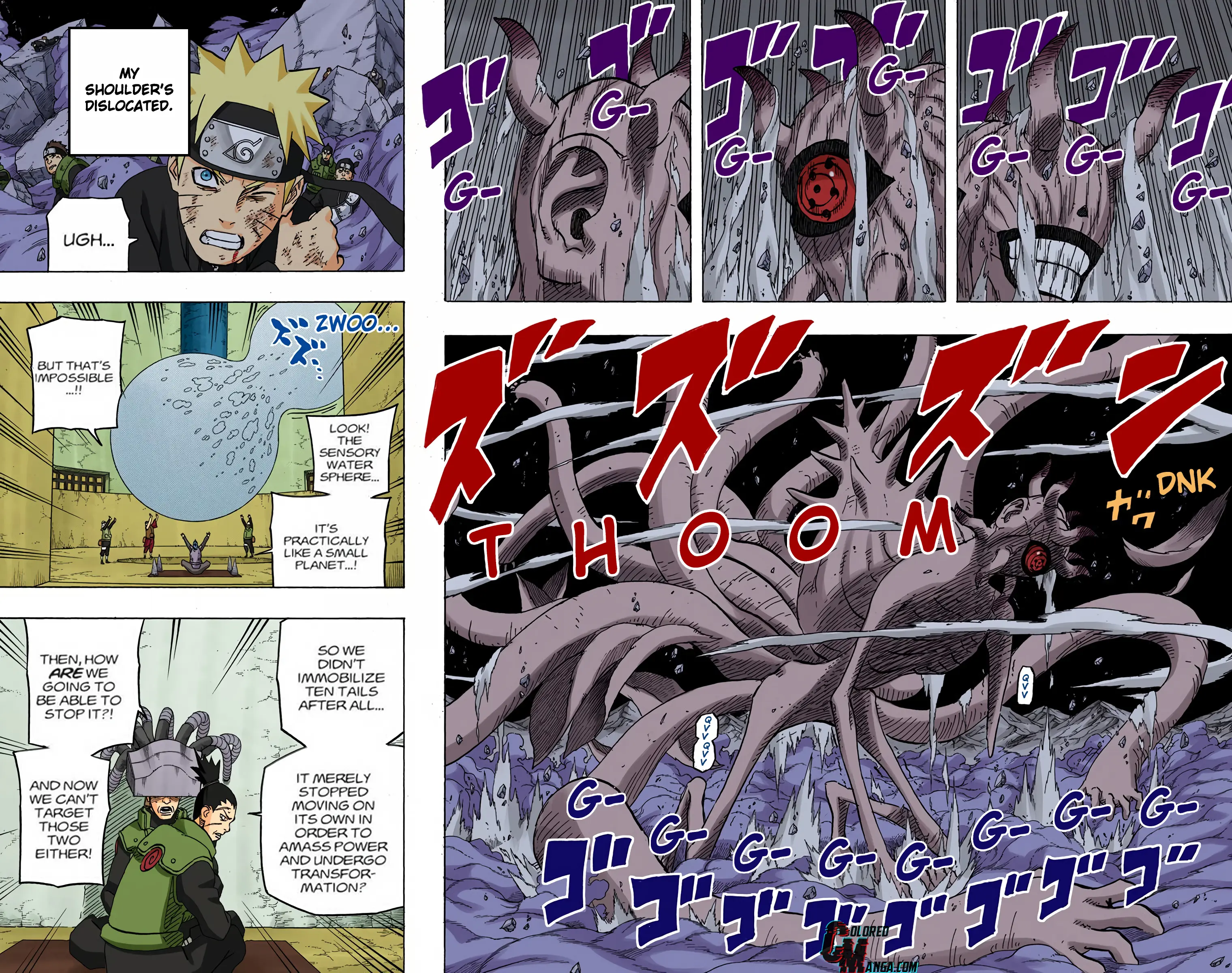 Naruto Colored Manga Online, chapter 613, page 3