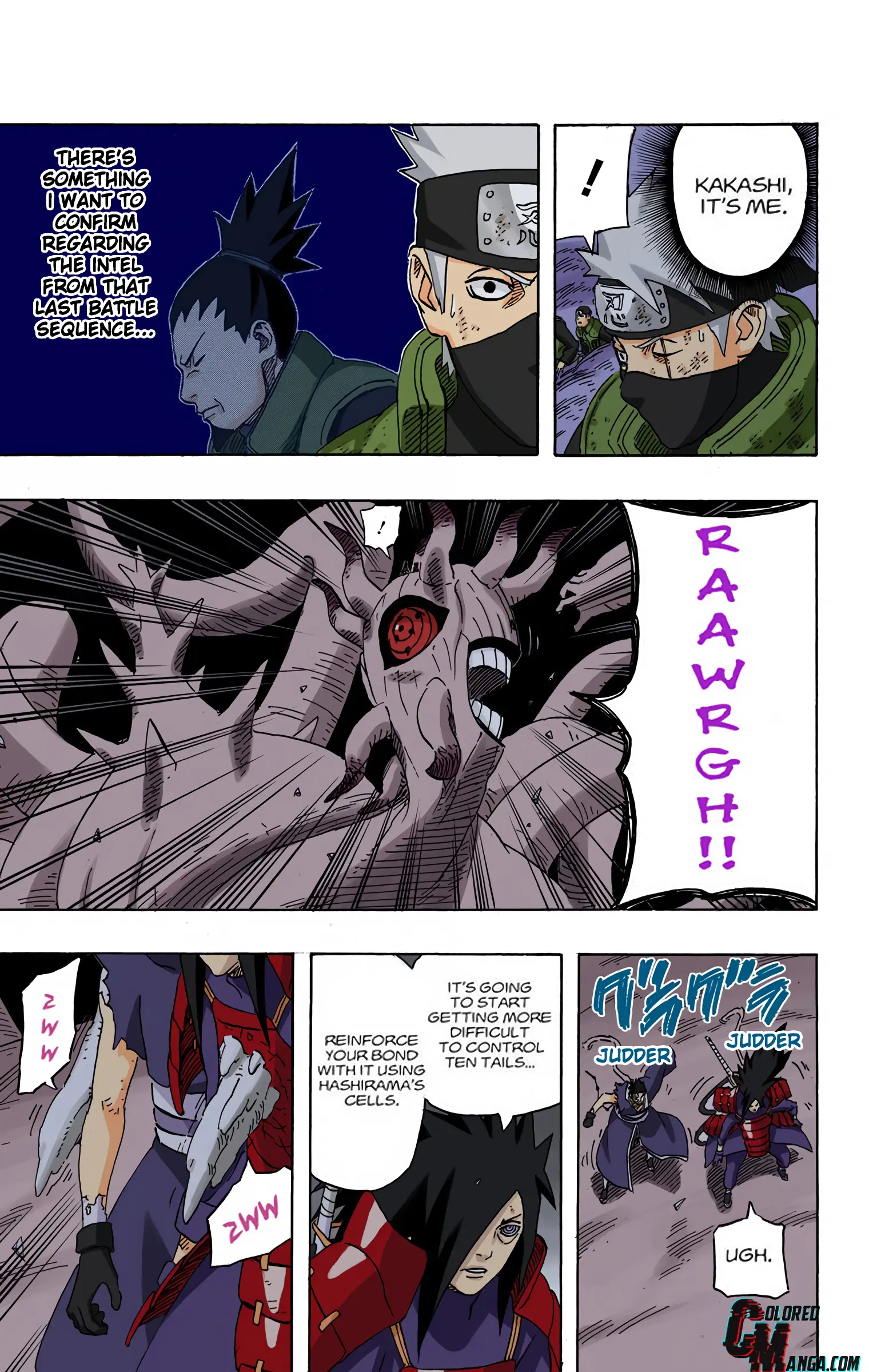 Naruto Colored Manga Online, chapter 613, page 5