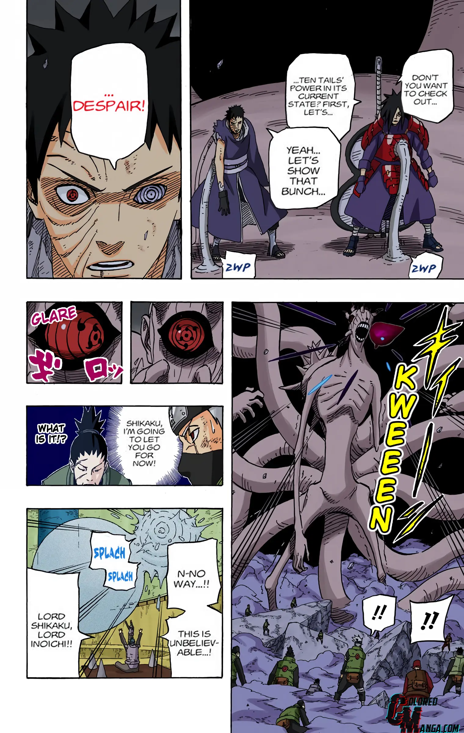 Naruto Colored Manga Online, chapter 613, page 6