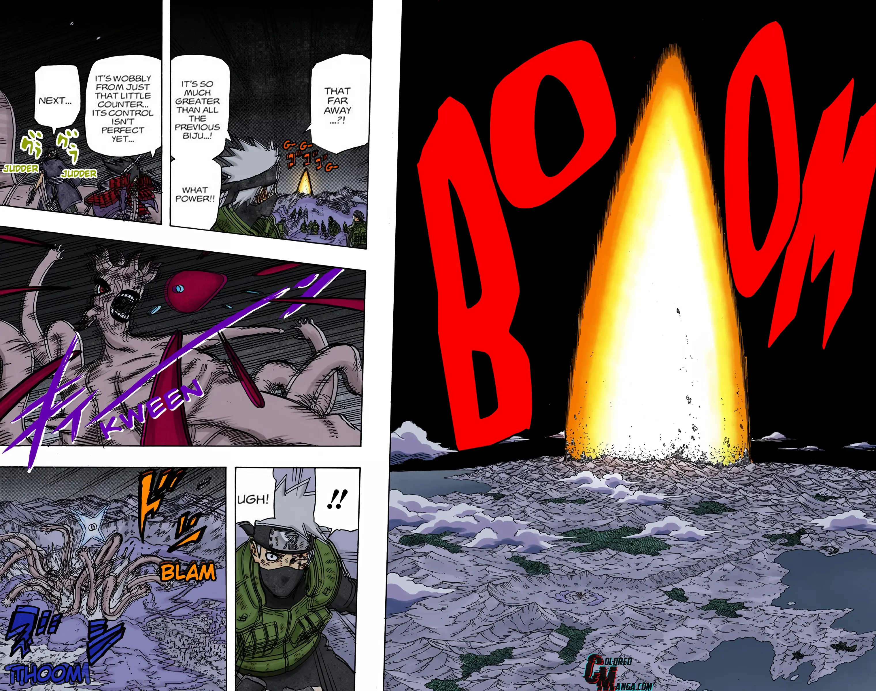 Naruto Colored Manga Online, chapter 613, page 8
