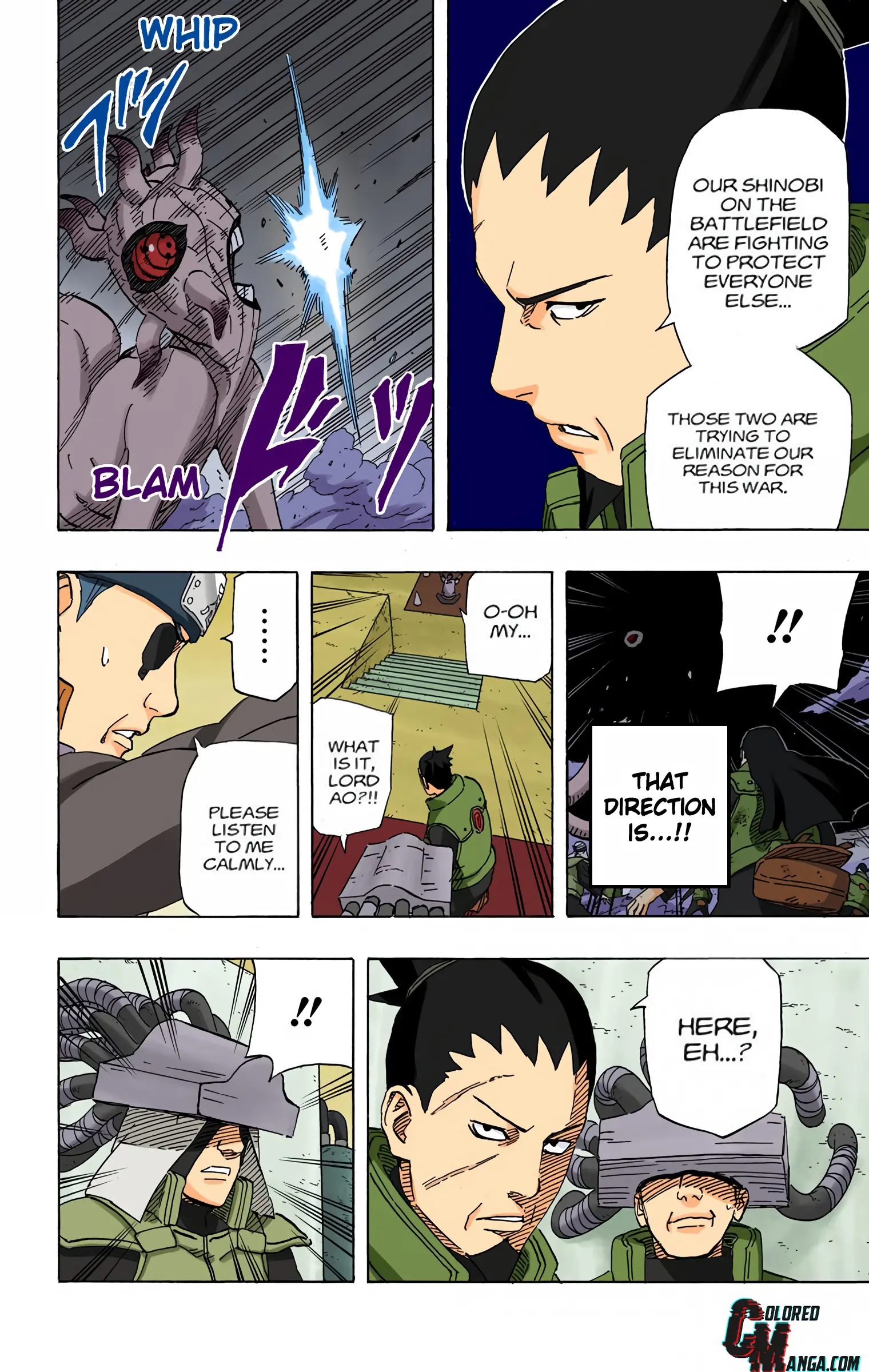 Naruto Colored Manga Online, chapter 613, page 11