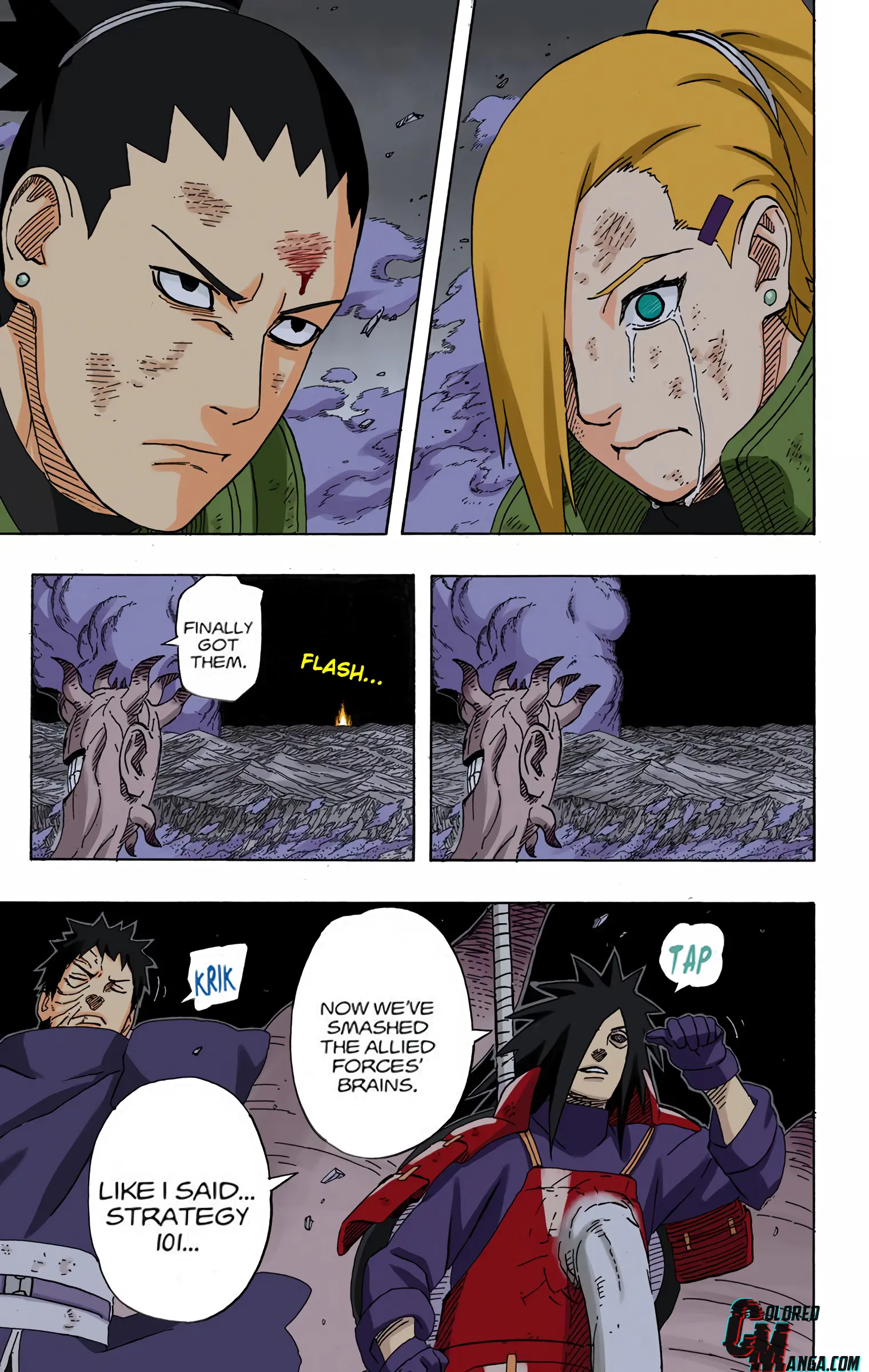 Naruto Colored Manga Online, chapter 613, page 14