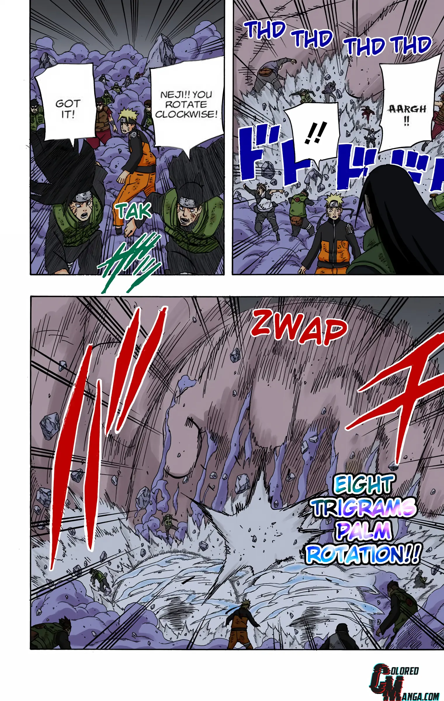Naruto Colored Manga Online, chapter 614, page 2
