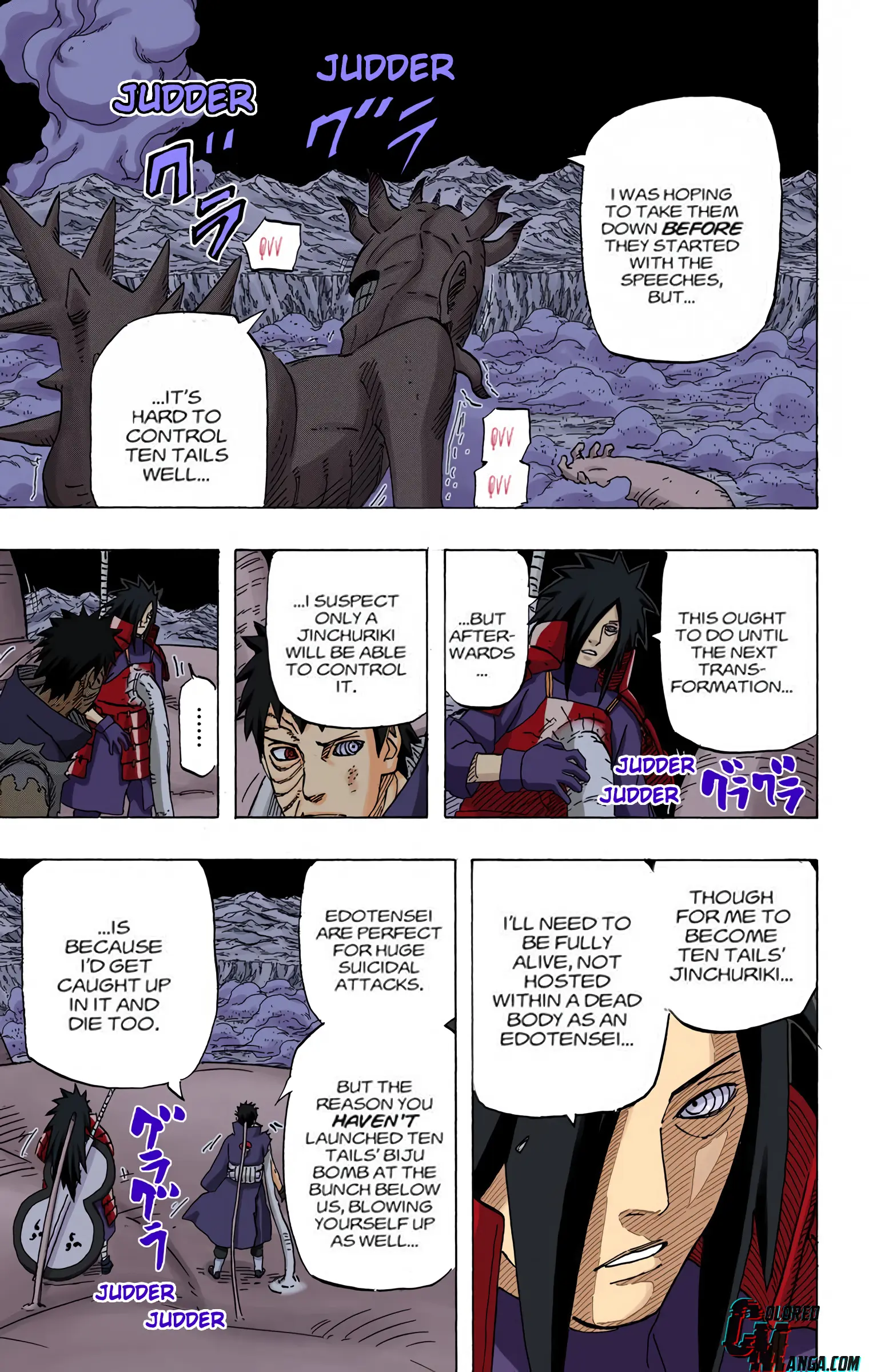 Naruto Colored Manga Online, chapter 614, page 5