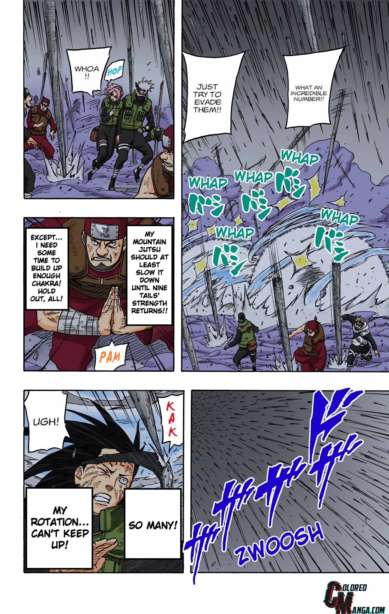 Naruto Colored Manga Online, chapter 614, page 8