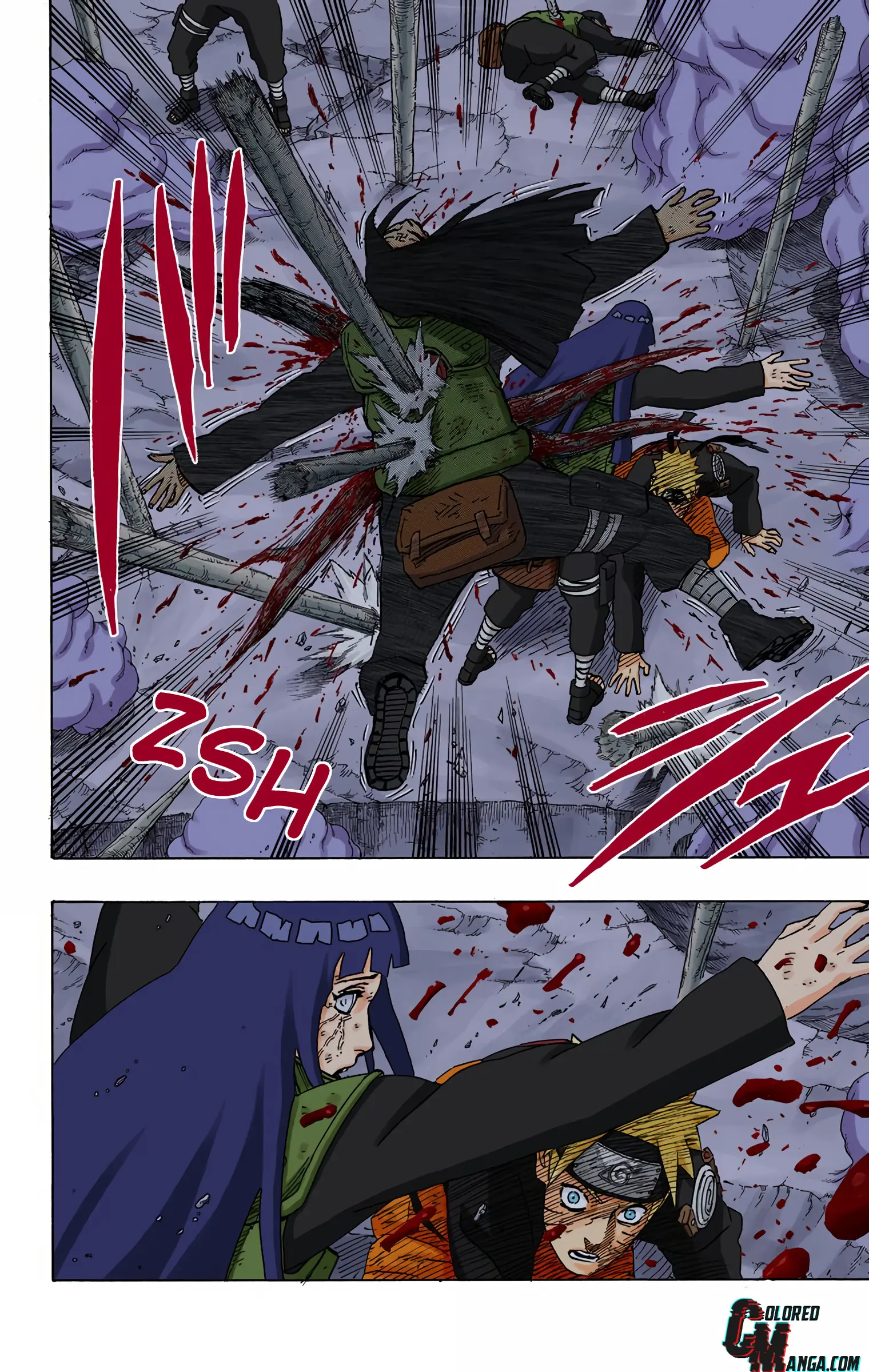 Naruto Colored Manga Online, chapter 614, page 12