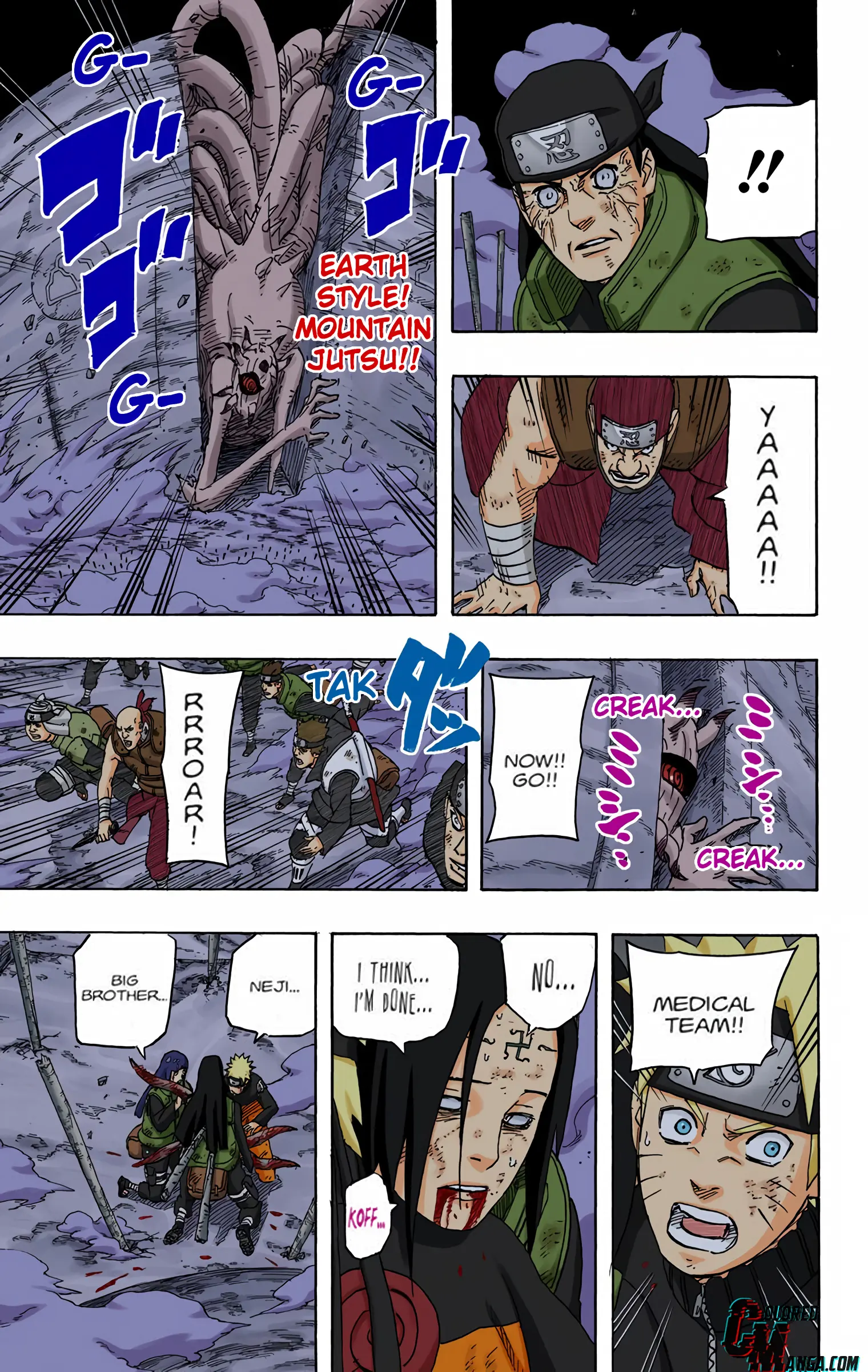 Naruto Colored Manga Online, chapter 614, page 13