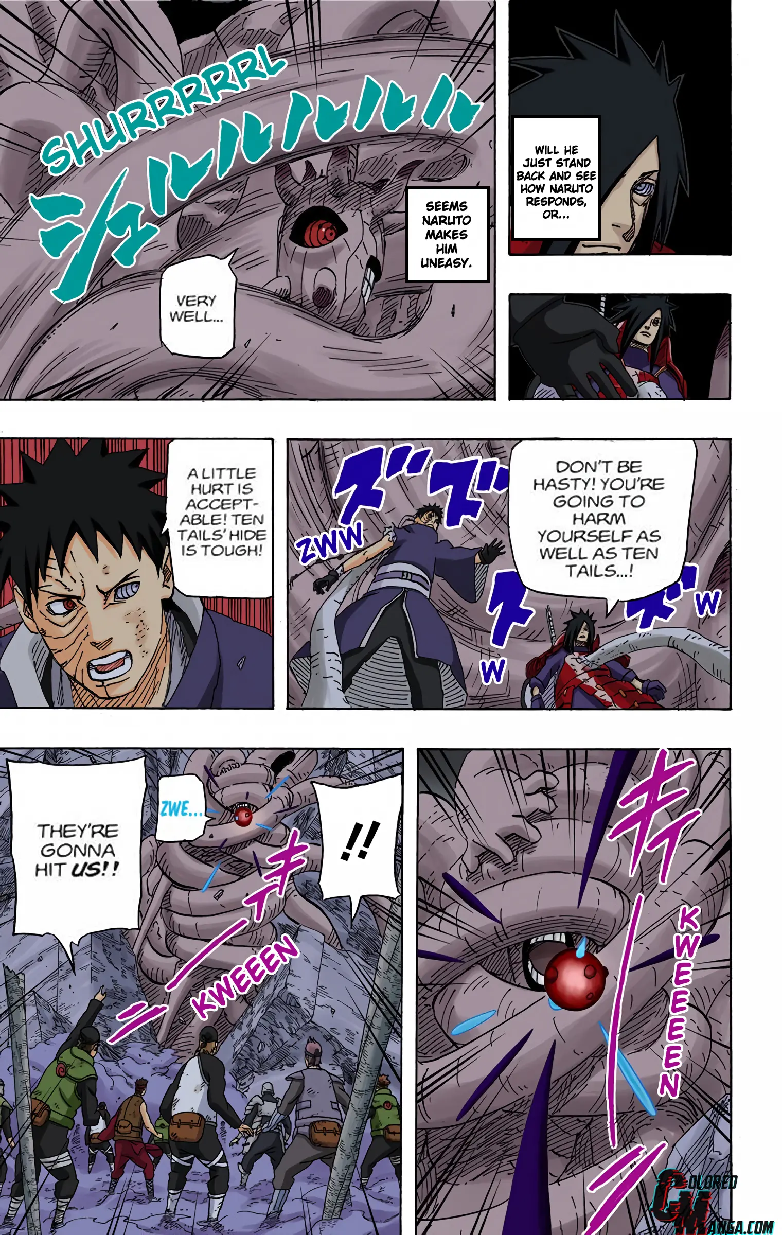 Naruto Colored Manga Online, chapter 615, page 10
