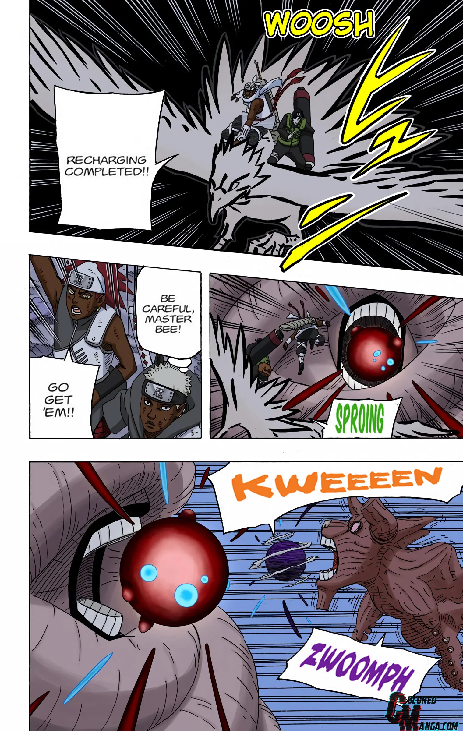 Naruto Colored Manga Online, chapter 615, page 11
