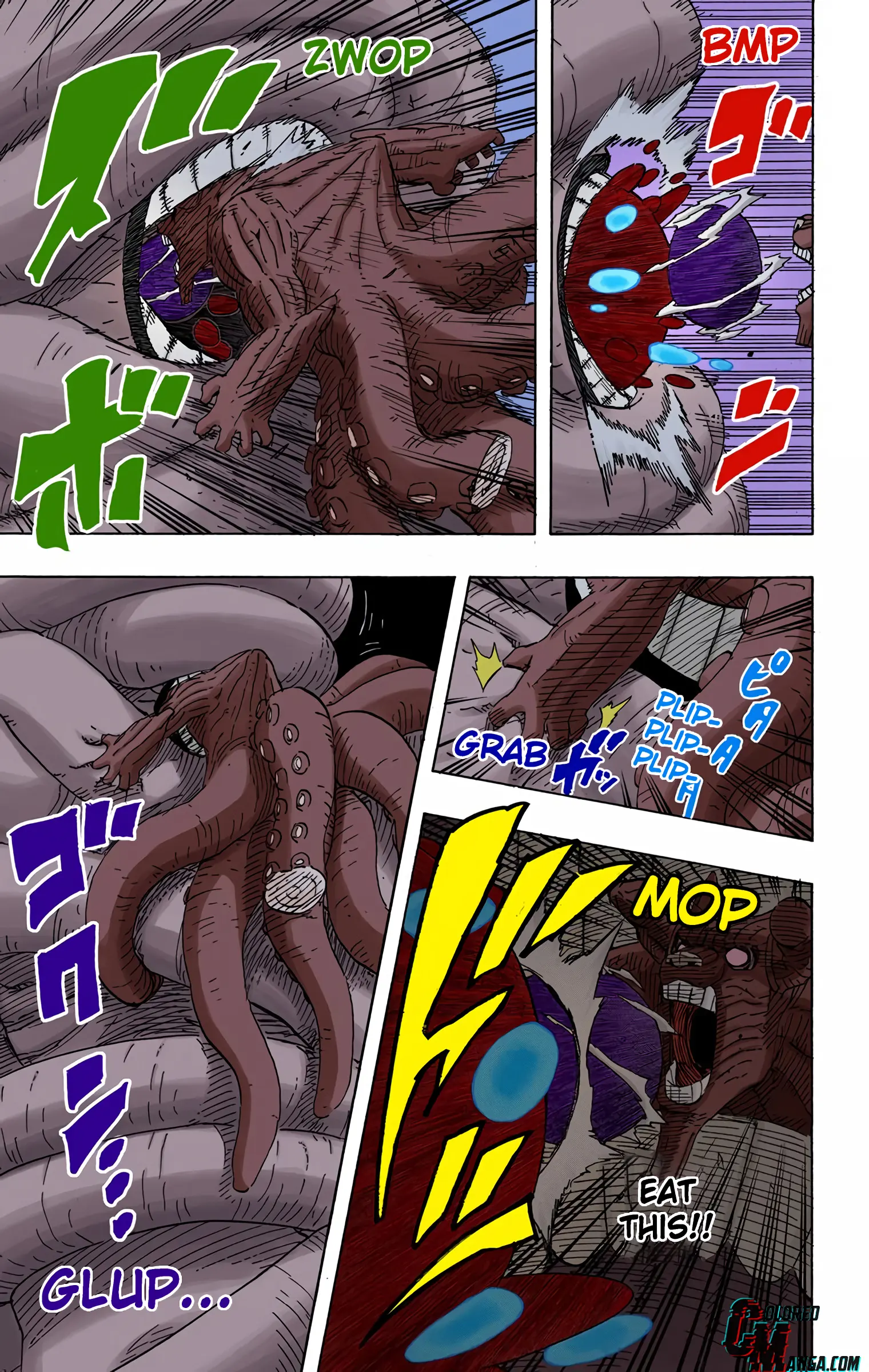 Naruto Colored Manga Online, chapter 615, page 12