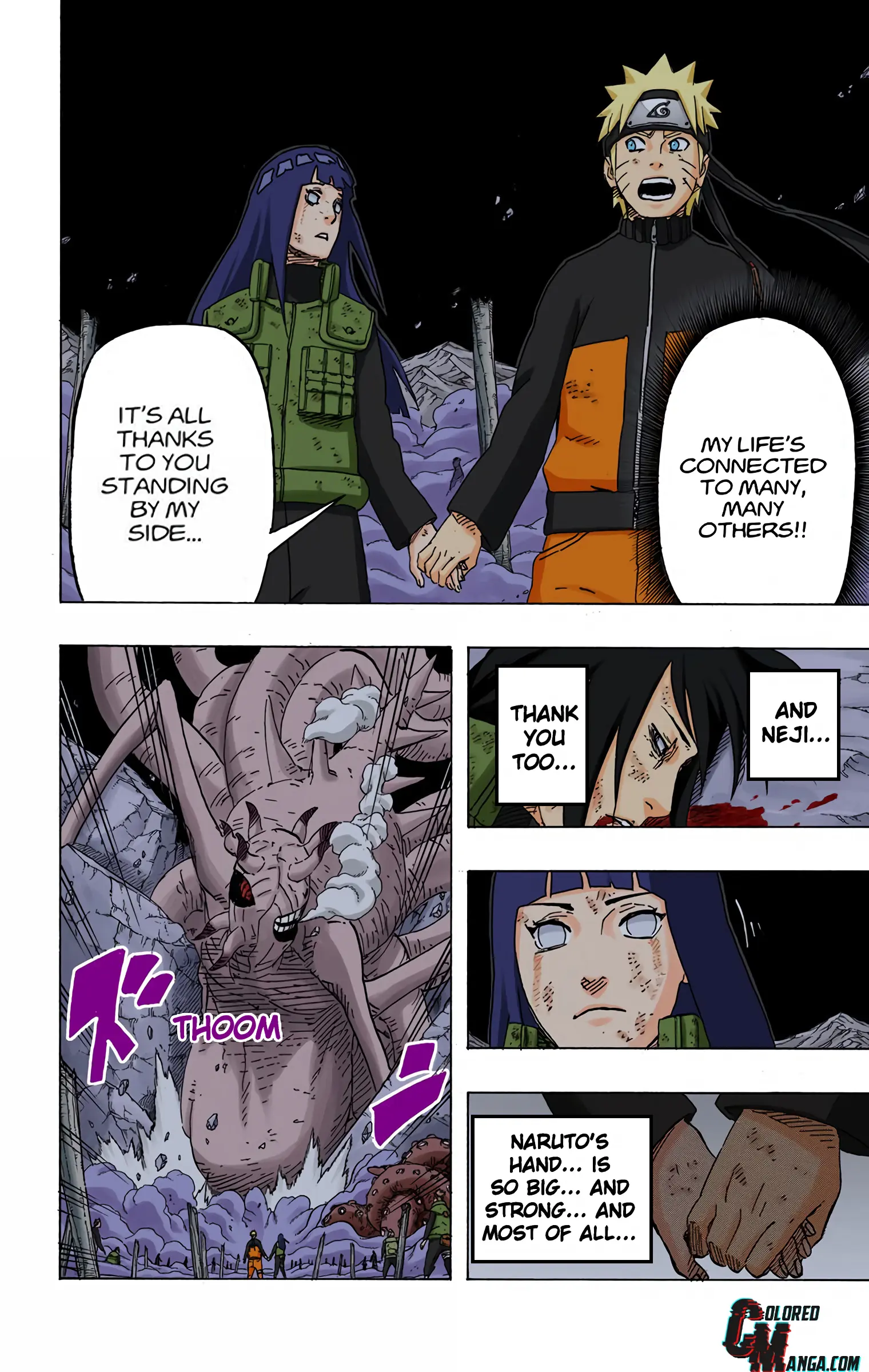 Naruto Colored Manga Online, chapter 615, page 15