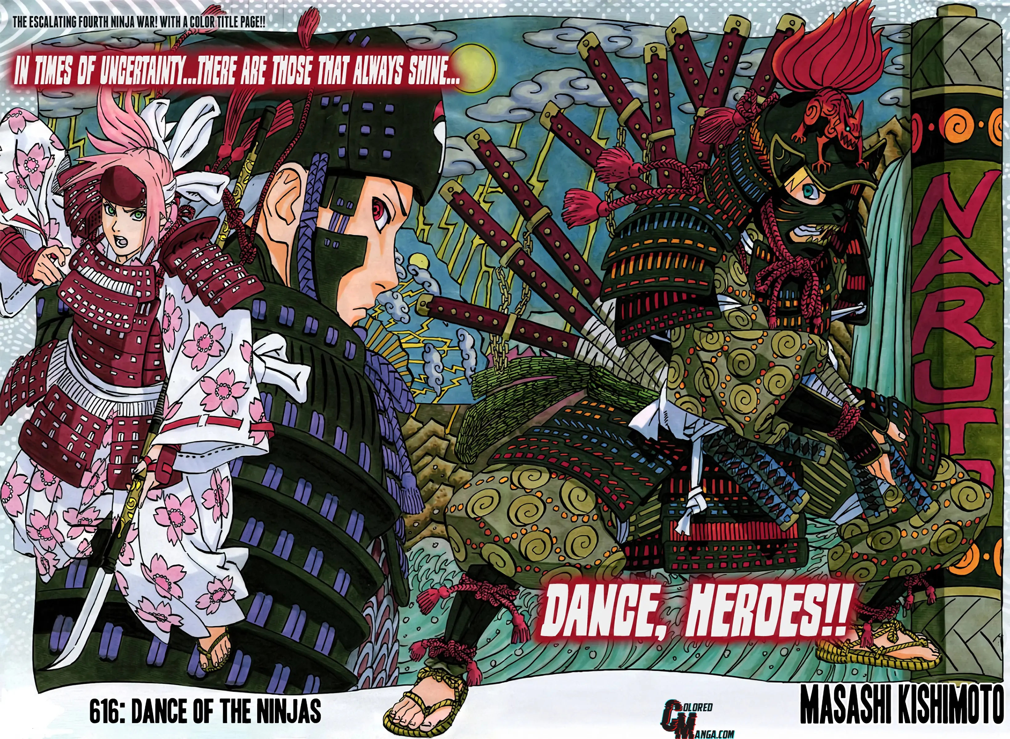 Naruto Colored Manga Online, chapter 616, page 2