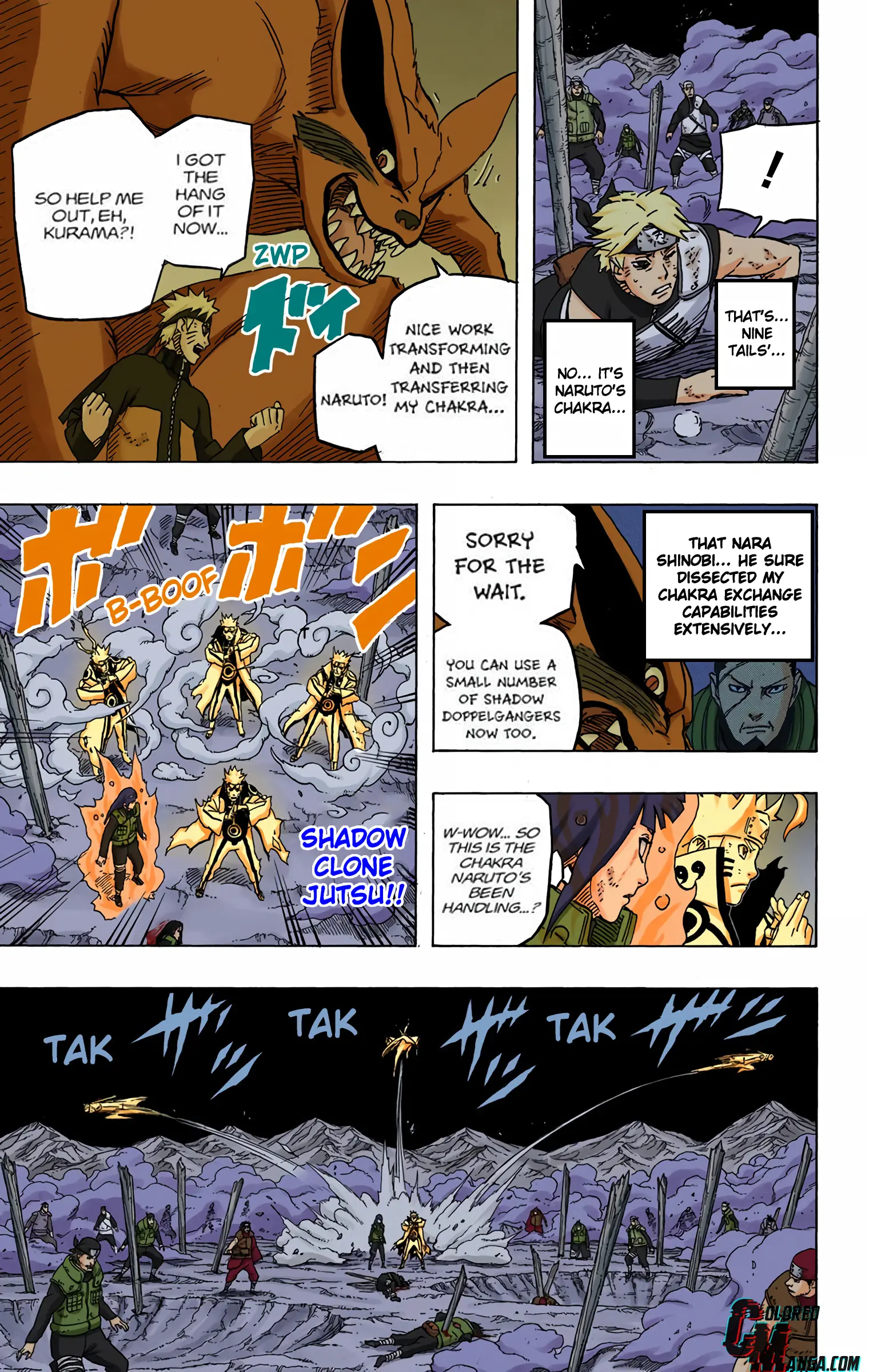 Naruto Colored Manga Online, chapter 616, page 6