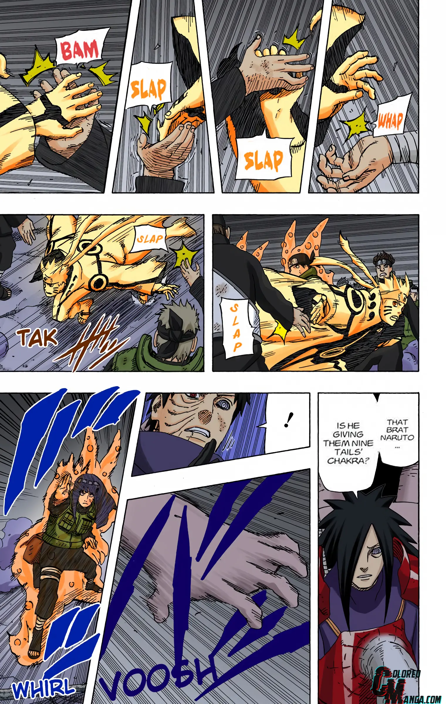 Naruto Colored Manga Online, chapter 616, page 8