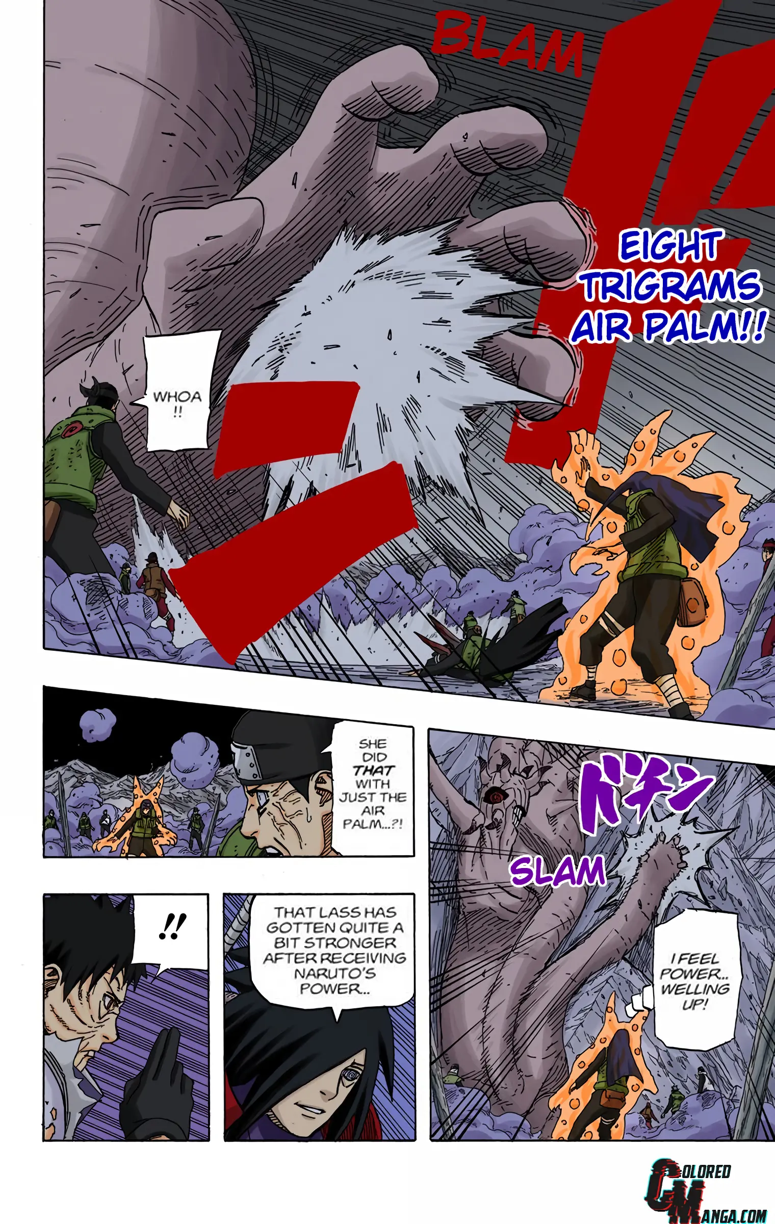 Naruto Colored Manga Online, chapter 616, page 9