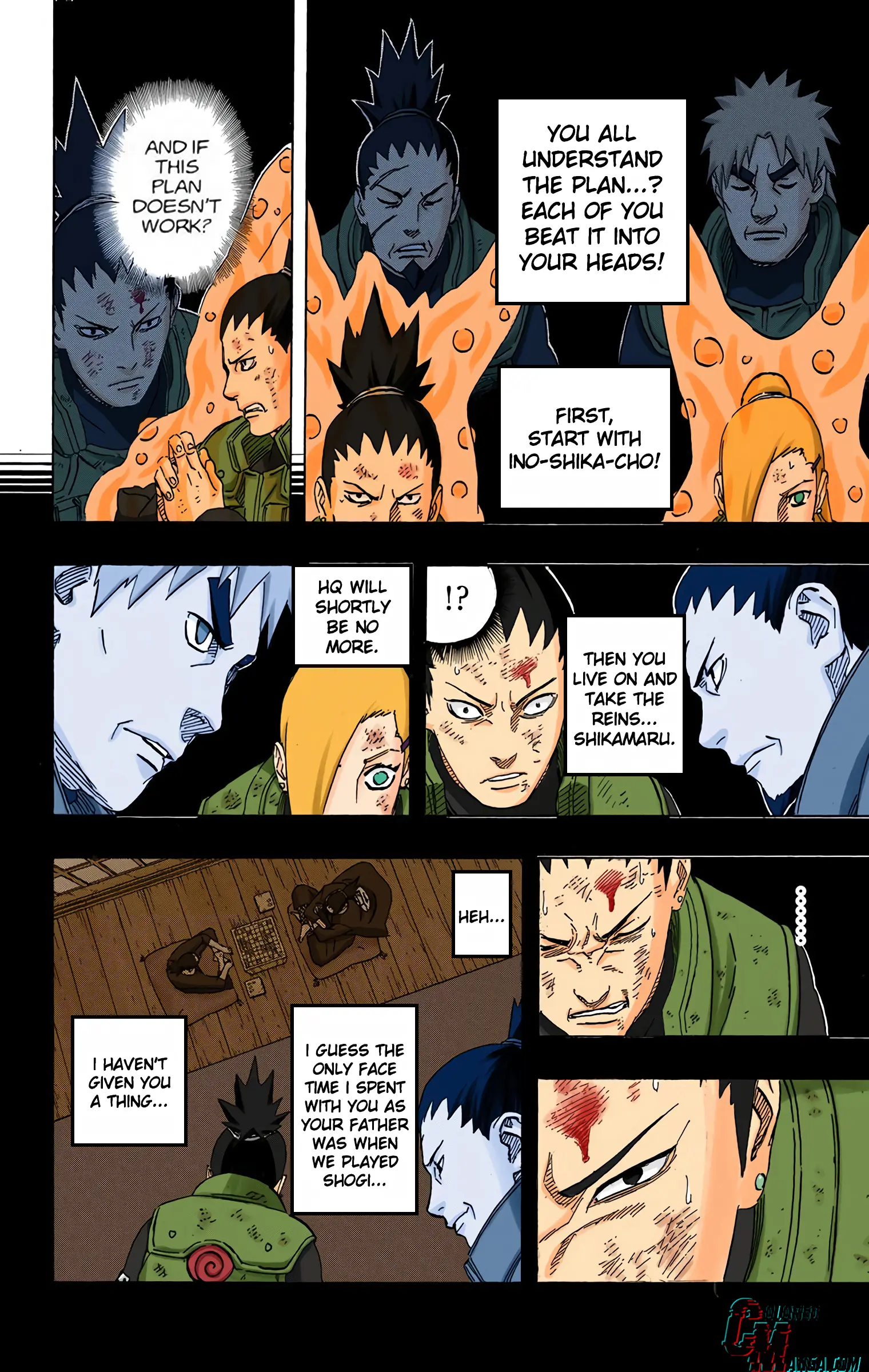 Naruto Colored Manga Online, chapter 616, page 11