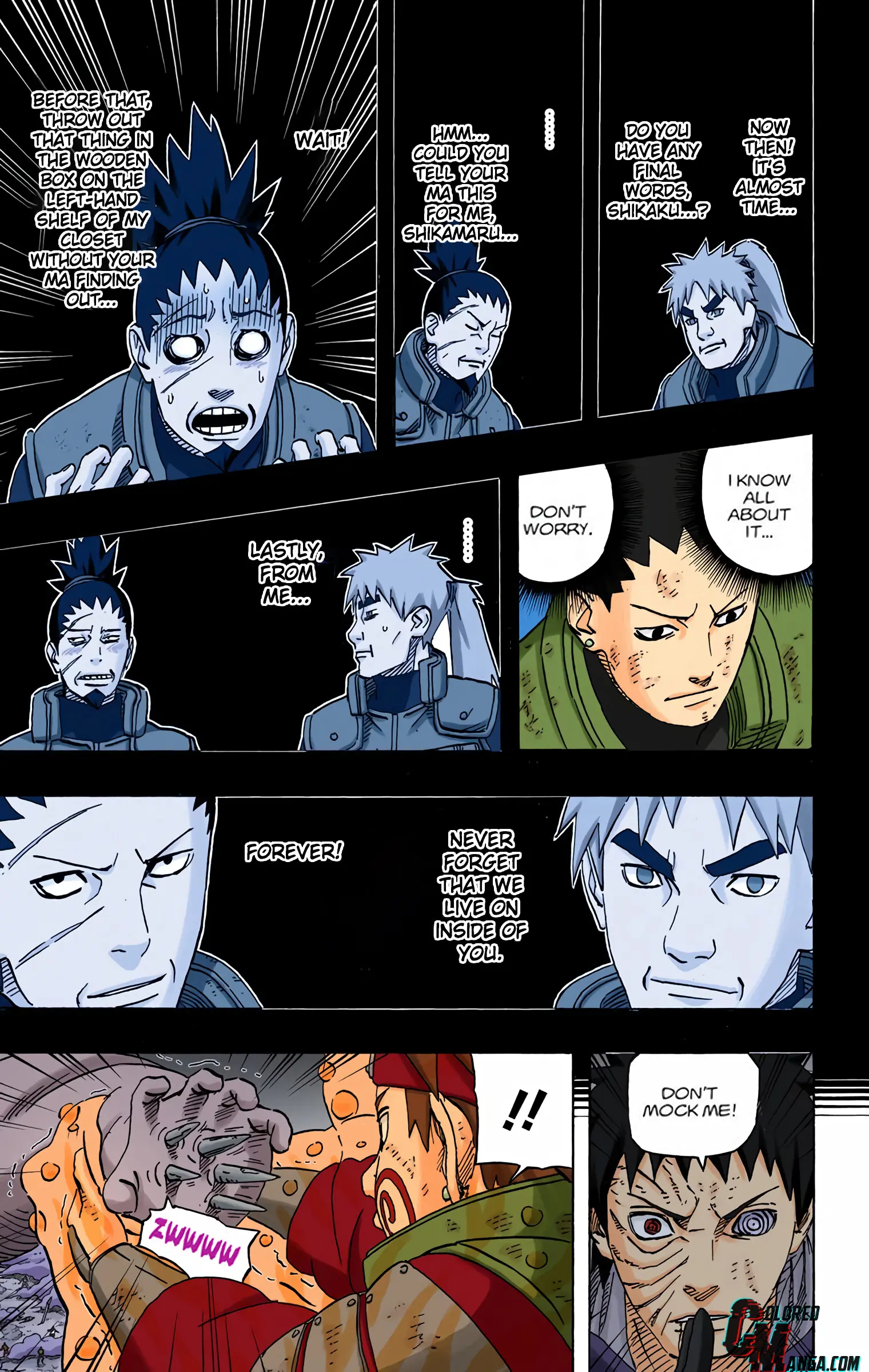Naruto Colored Manga Online, chapter 616, page 14