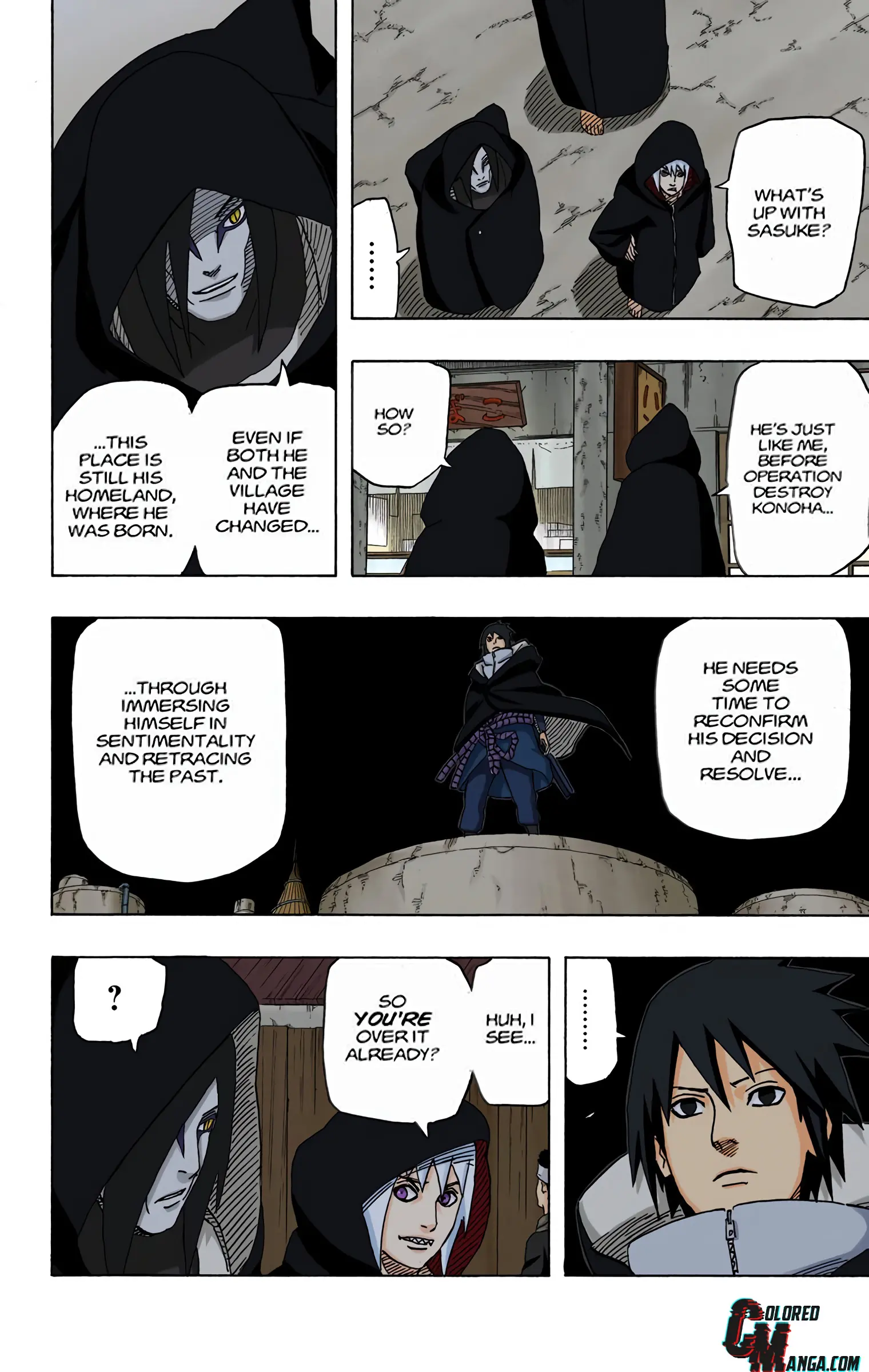 Naruto Colored Manga Online, chapter 618, page 9