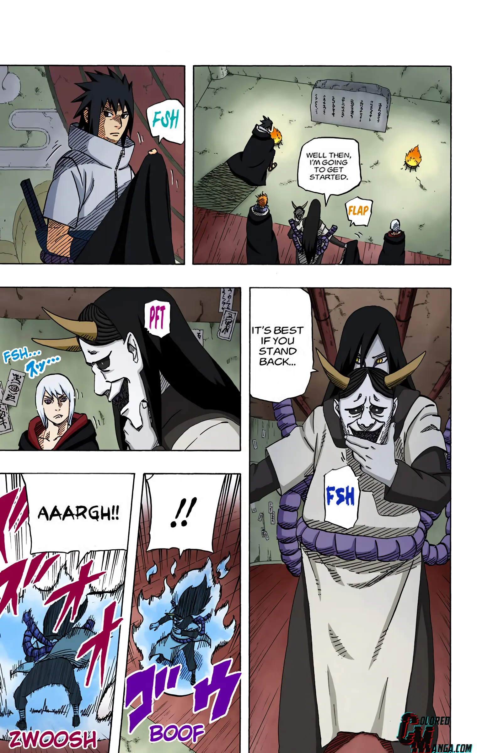Naruto Colored Manga Online, chapter 618, page 12