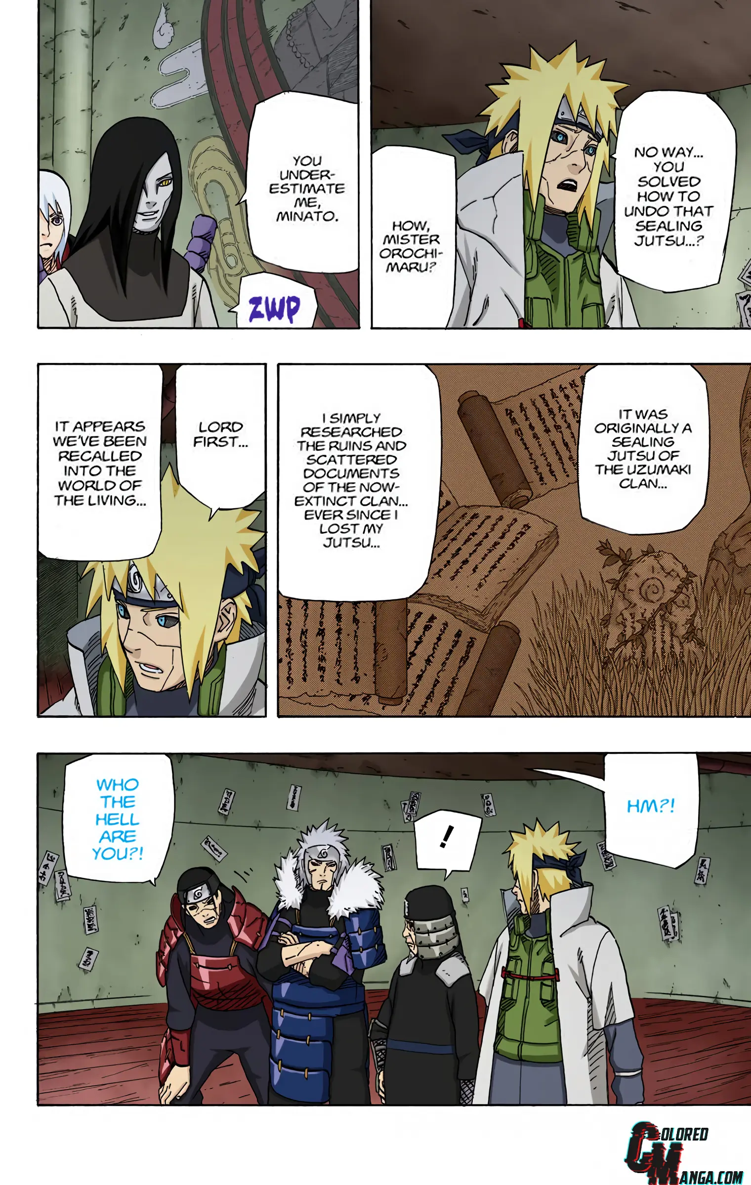 Naruto Colored Manga Online, chapter 619, page 2