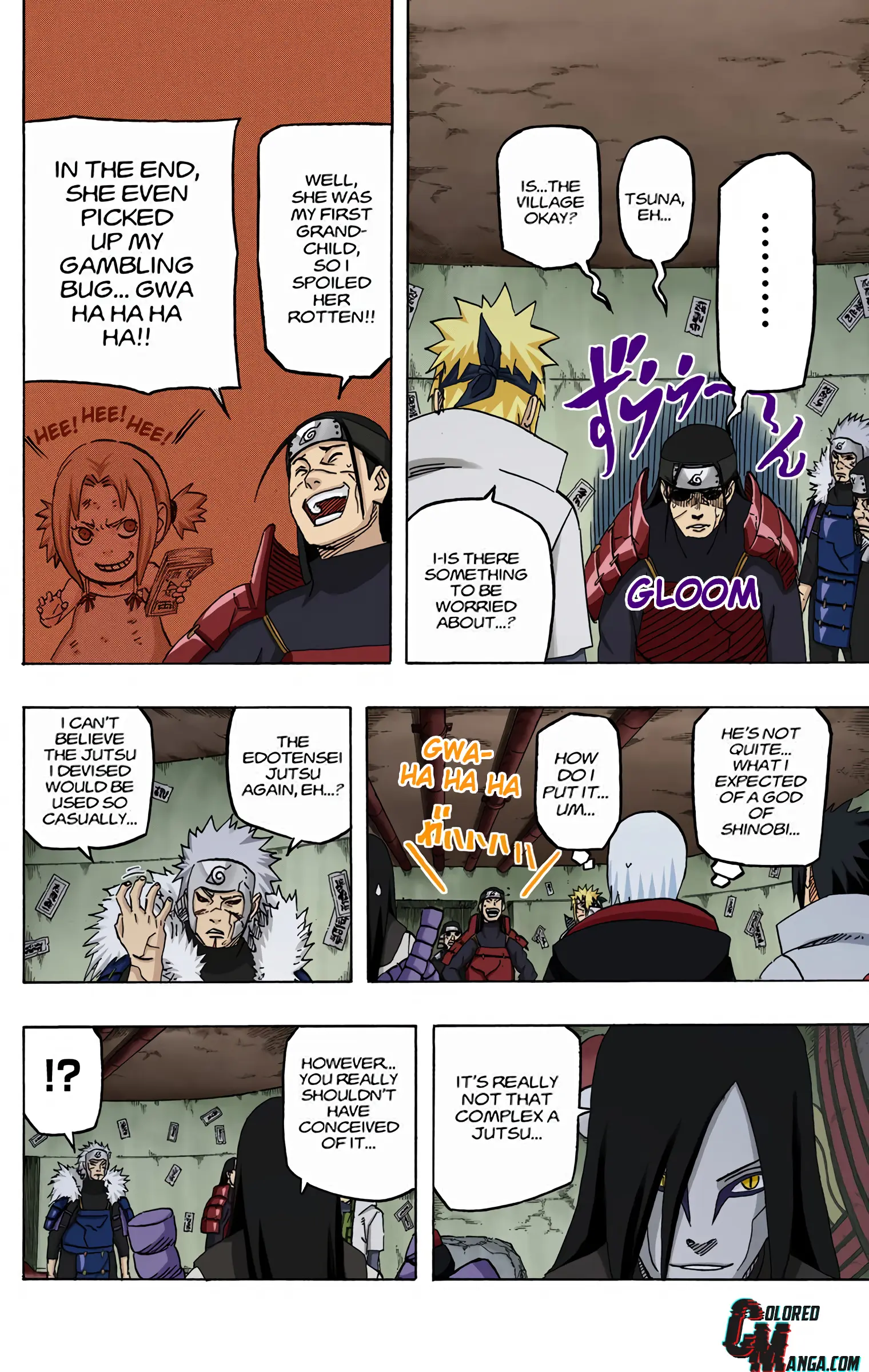 Naruto Colored Manga Online, chapter 619, page 4