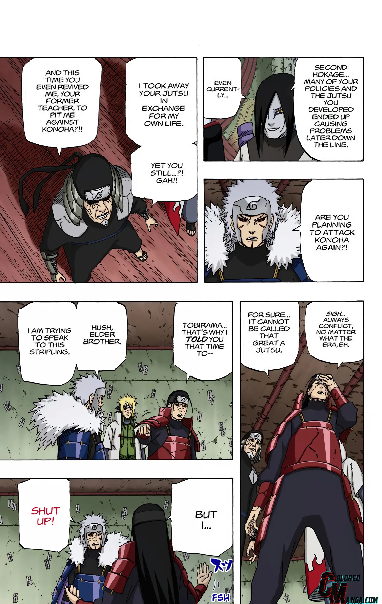 Naruto Colored Manga Online, chapter 619, page 5